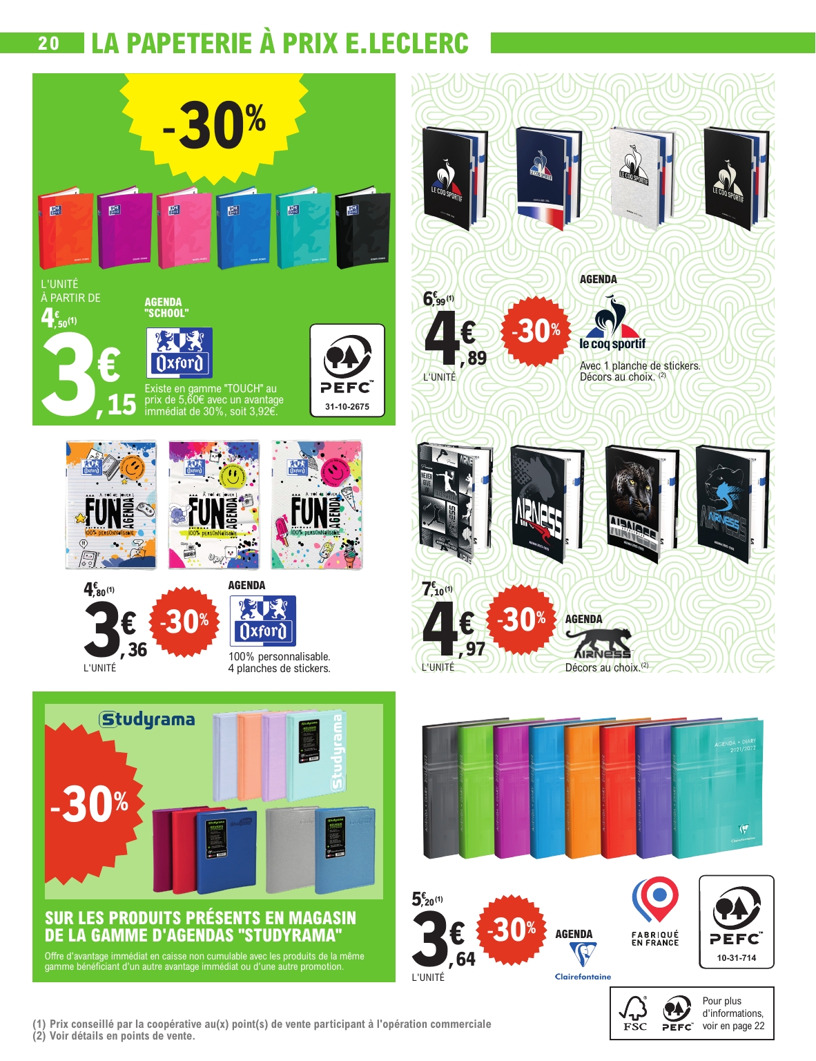 e-leclerc - Catalogue E.Leclerc - Rentrée des Classes valable du 29/07 au 06/09 - page: 20 e-leclerc - Catalogue E.Leclerc - Rentrée des Classes valable du 29/07 au 06/09 - page: 20