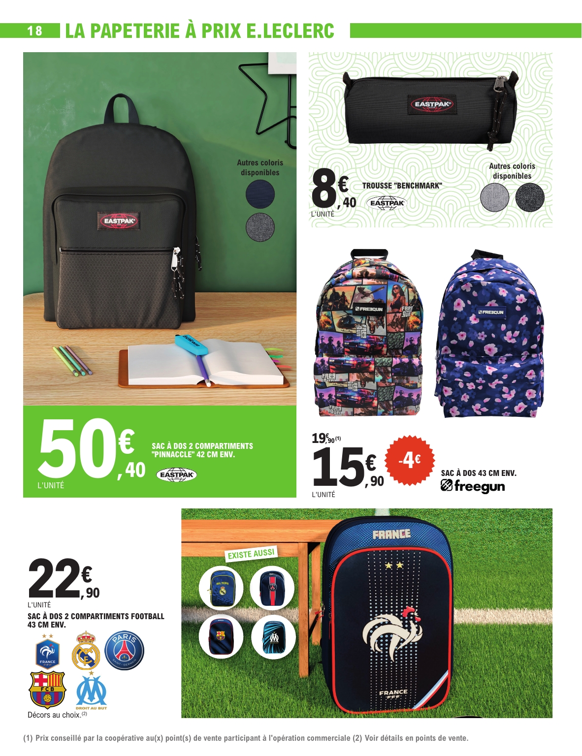 e-leclerc - Catalogue E.Leclerc - Rentrée des Classes valable du 29/07 au 06/09 - page: 18 e-leclerc - Catalogue E.Leclerc - Rentrée des Classes valable du 29/07 au 06/09 - page: 18