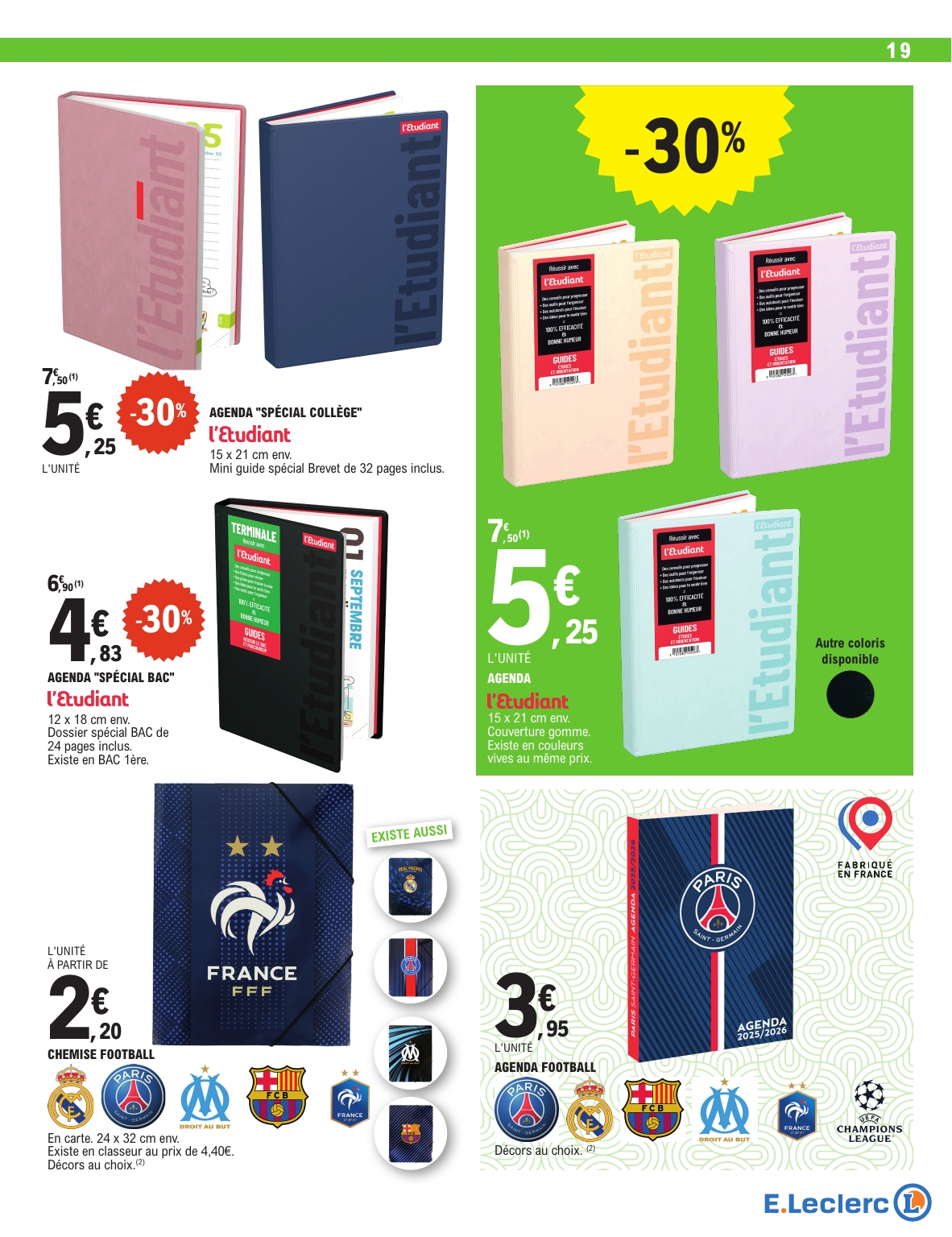 e-leclerc - Catalogue E.Leclerc - Rentrée des Classes valable du 29/07 au 06/09 - page: 19 e-leclerc - Catalogue E.Leclerc - Rentrée des Classes valable du 29/07 au 06/09 - page: 19