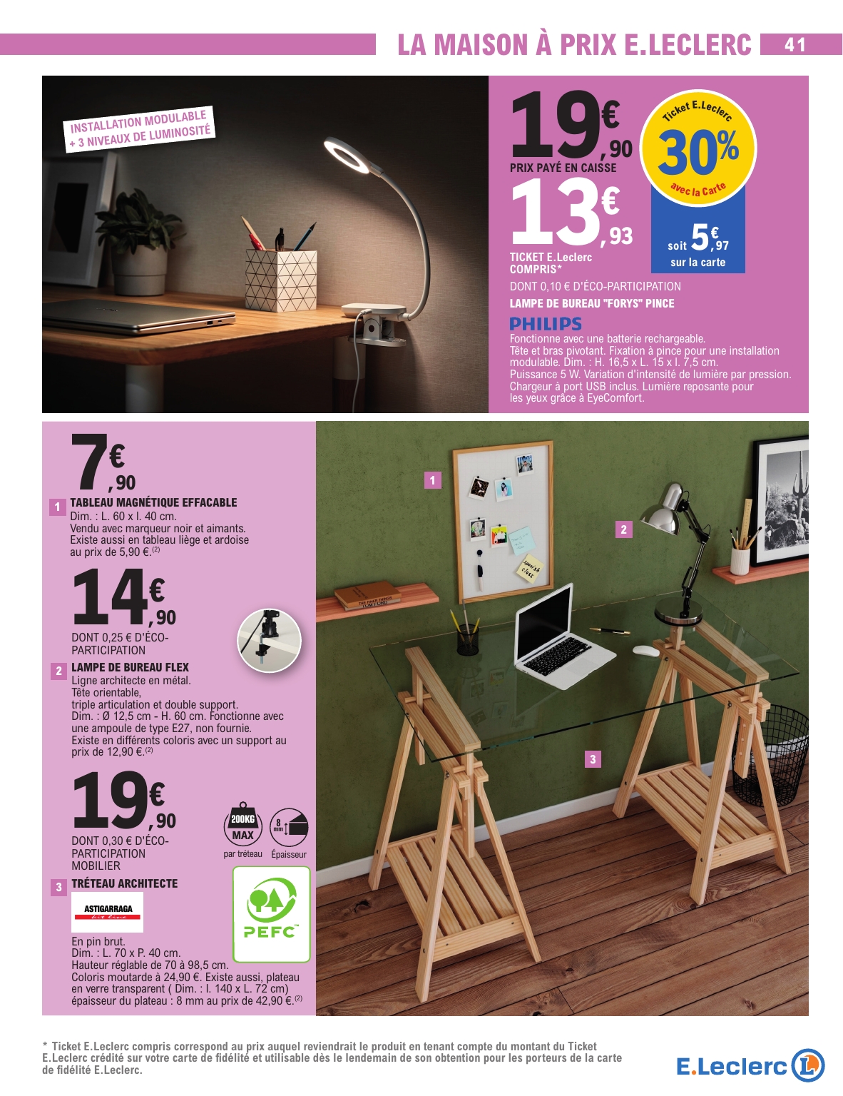 e-leclerc - Catalogue E.Leclerc - Rentrée des Classes valable du 29/07 au 06/09 - page: 41 e-leclerc - Catalogue E.Leclerc - Rentrée des Classes valable du 29/07 au 06/09 - page: 41
