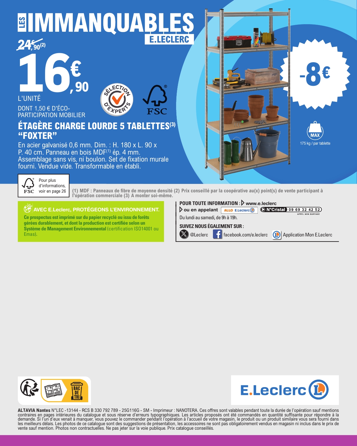 e-leclerc - Catalogue E.Leclerc valable du 29/07 au 09/08 - page: 28
