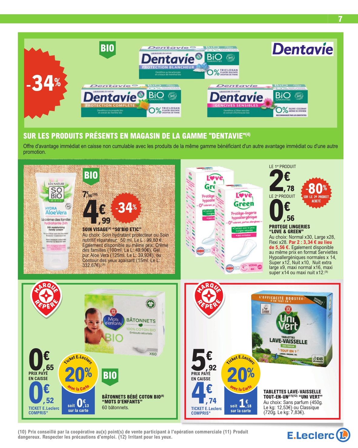 e-leclerc - Catalogue E.Leclerc valable du 29/07 au 09/08 - page: 7