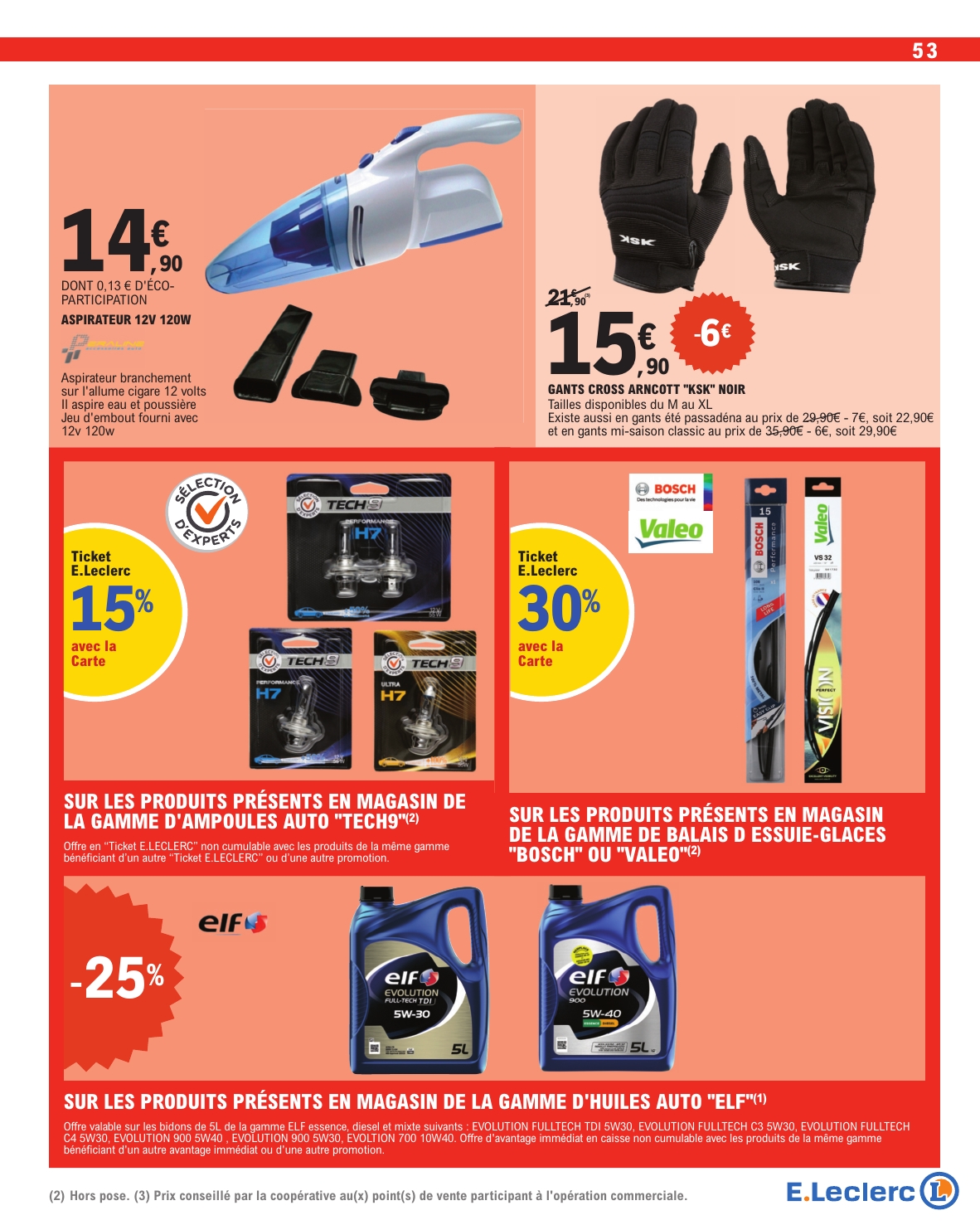 e-leclerc - Catalogue E.Leclerc valable du 12/08 au 23/08 - page: 53