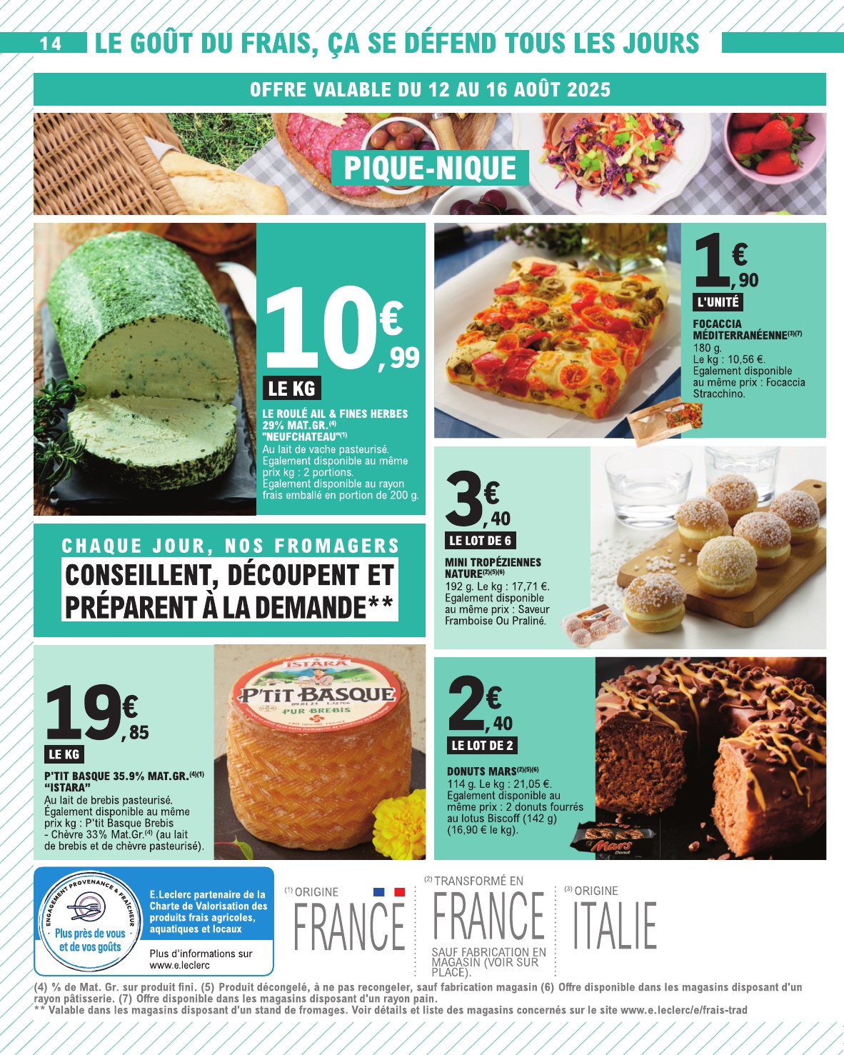 e-leclerc - Catalogue E.Leclerc valable du 12/08 au 23/08 - page: 14