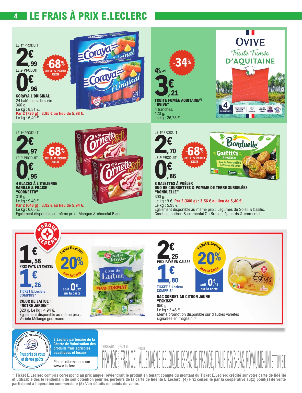 e-leclerc - Catalogue E.Leclerc - Express valable du 12/08 au 23/08 - page: 4