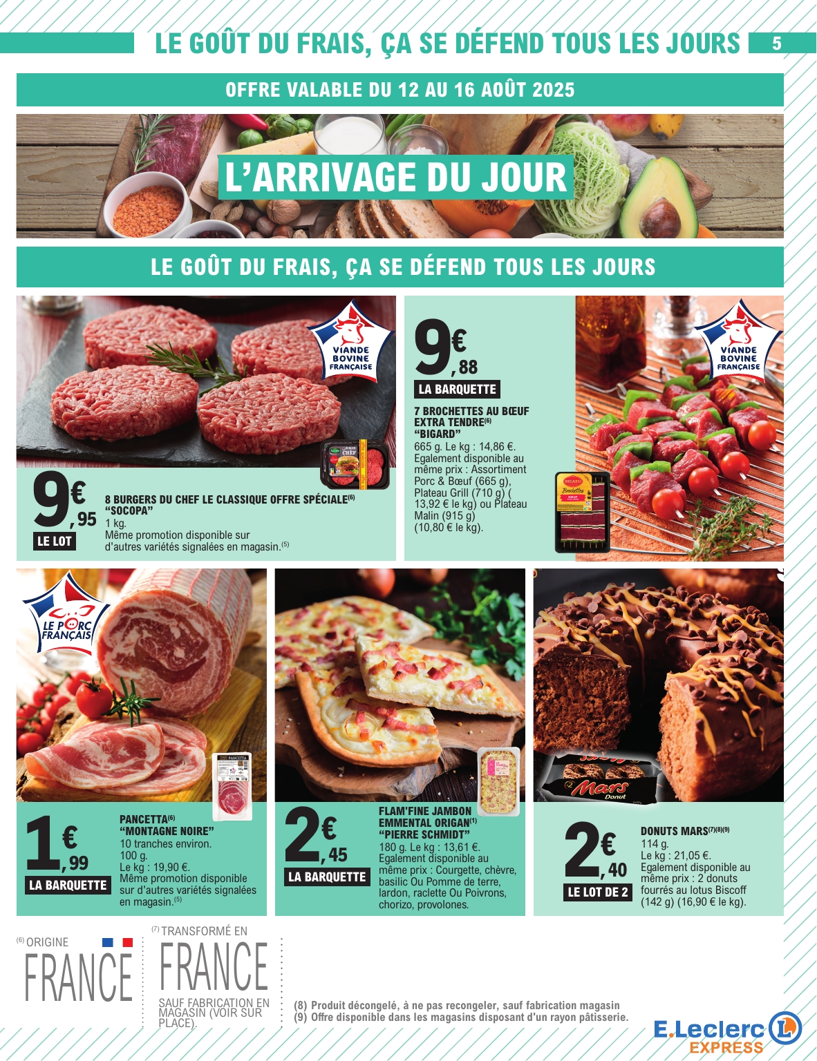 e-leclerc - Catalogue E.Leclerc - Express valable du 12/08 au 23/08 - page: 5