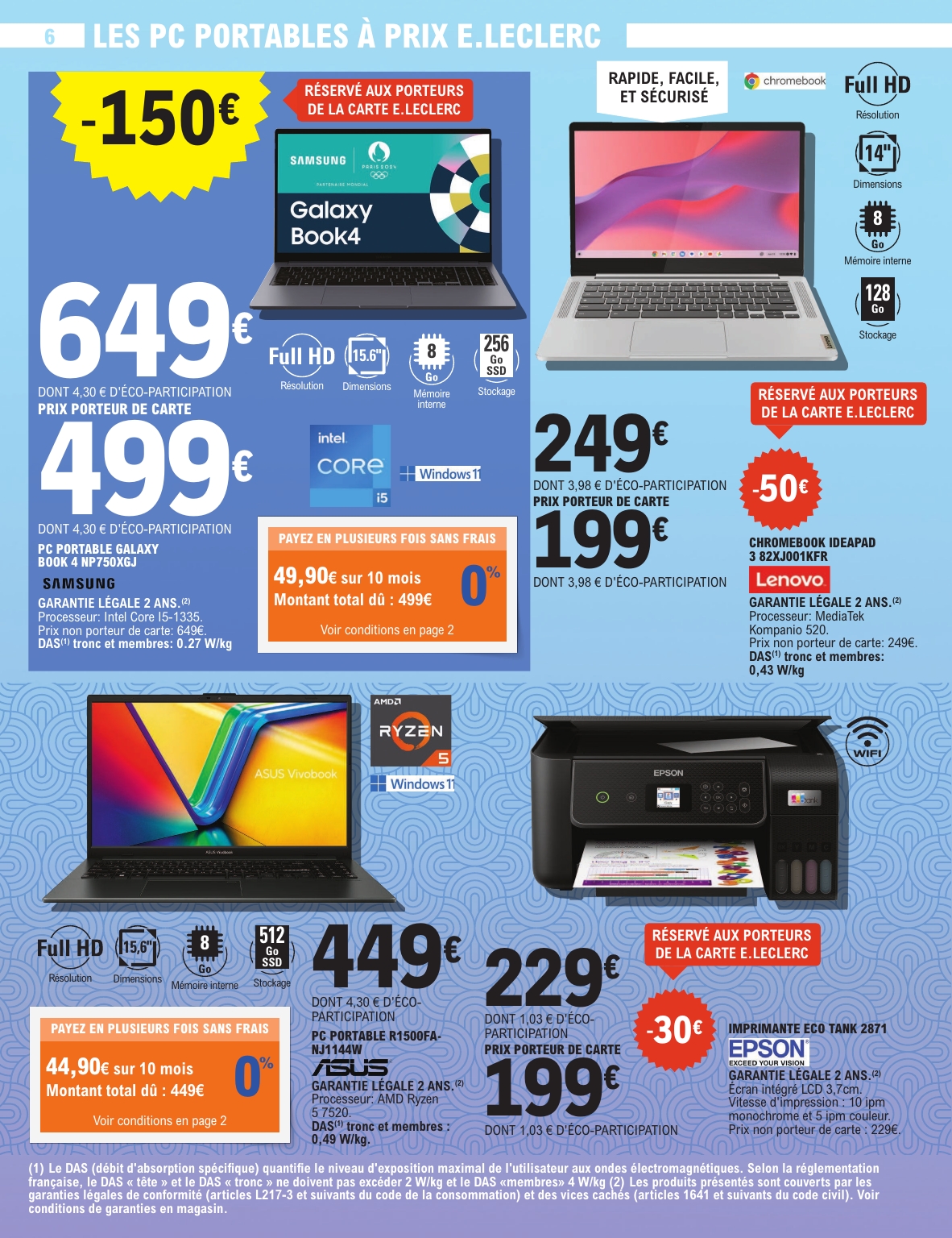 e-leclerc - Catalogue E.Leclerc - Spécial High Tech valable du 12/08 au 23/08 - page: 6