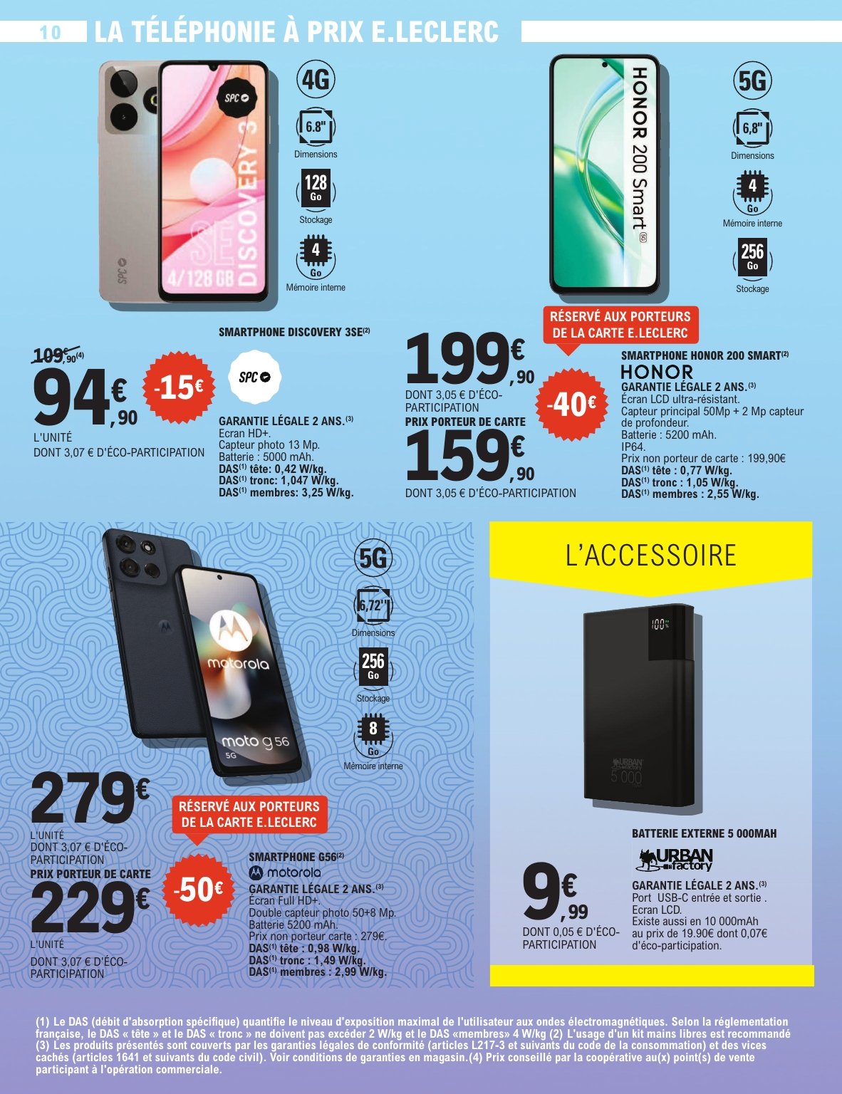 e-leclerc - Catalogue E.Leclerc - Spécial High Tech valable du 12/08 au 23/08 - page: 10