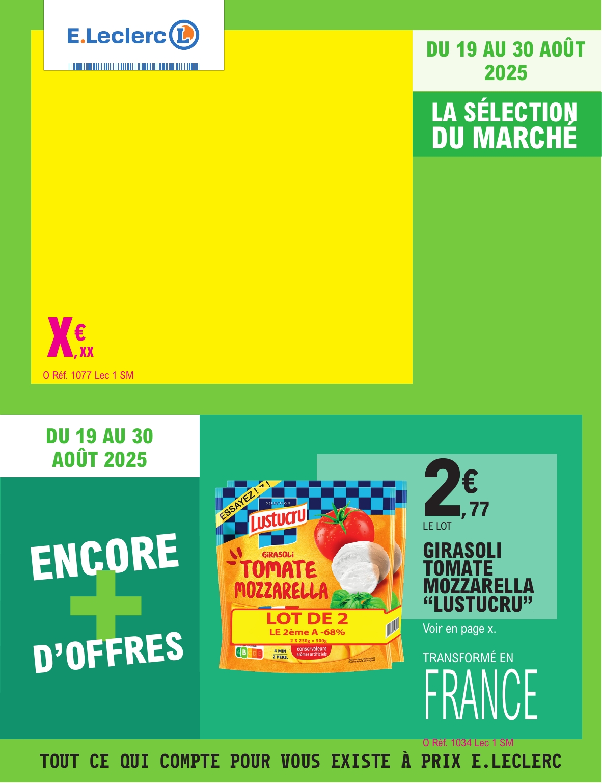 e-leclerc - Catalogue E.Leclerc valable du 19/08 au 30/08