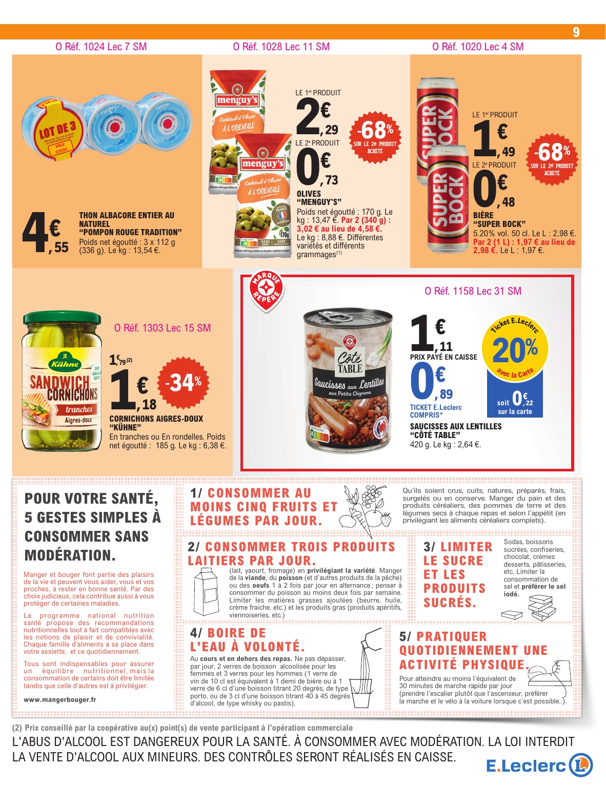 e-leclerc - Catalogue E.Leclerc valable du 19/08 au 30/08 - page: 9