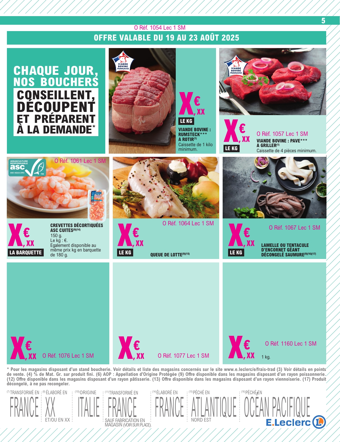 e-leclerc - Catalogue E.Leclerc valable du 19/08 au 30/08 - page: 5