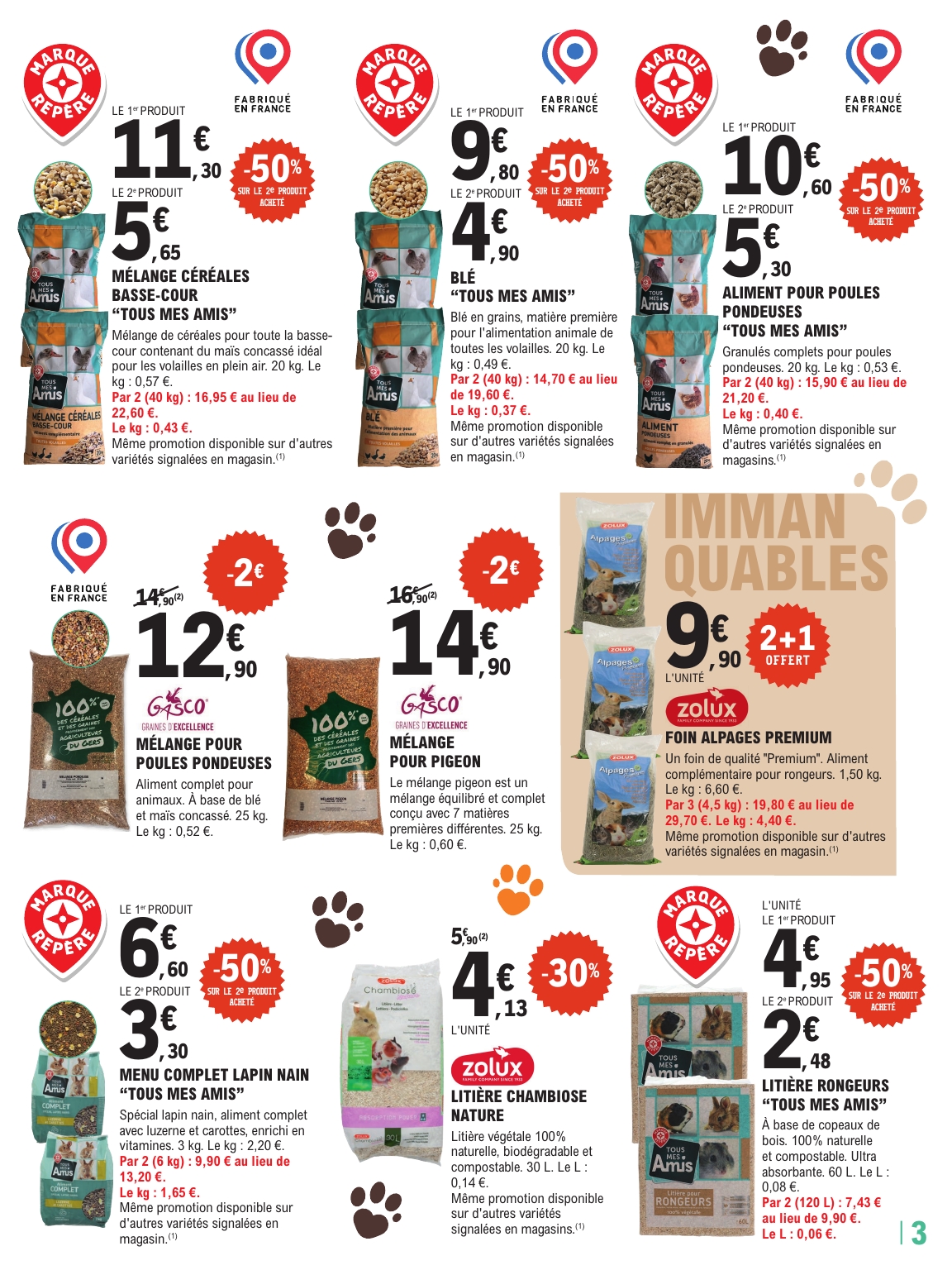 e-leclerc - Catalogue E.Leclerc - Animalerie valable du 19/08 au 30/08 - page: 3