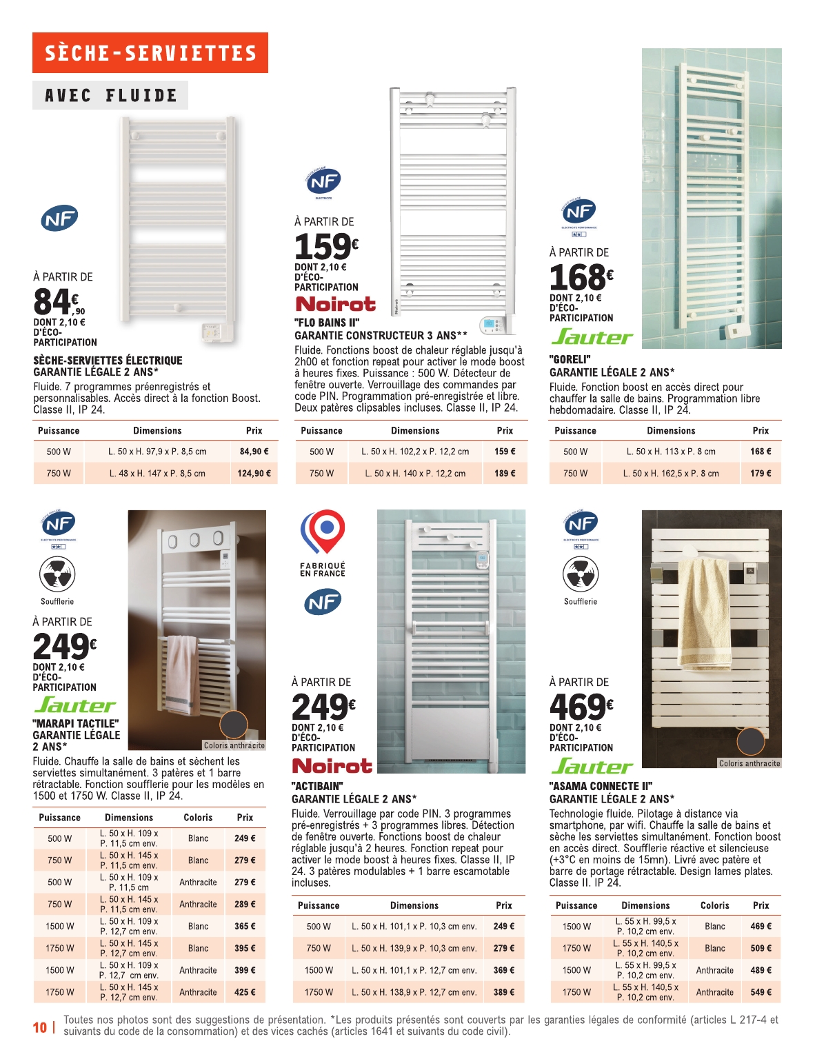 e-leclerc - Catalogue E.Leclerc - Chauffage valable du 19/08 au 31/12 - page: 10
