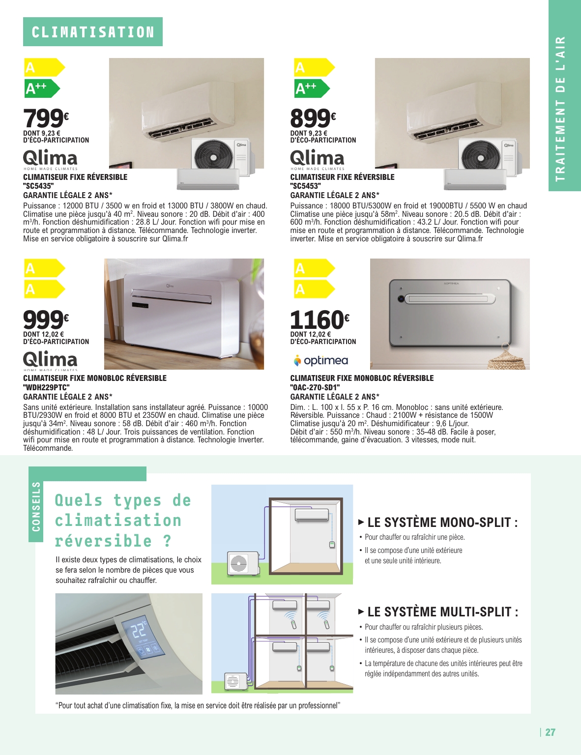 e-leclerc - Catalogue E.Leclerc - Chauffage valable du 19/08 au 31/12 - page: 27
