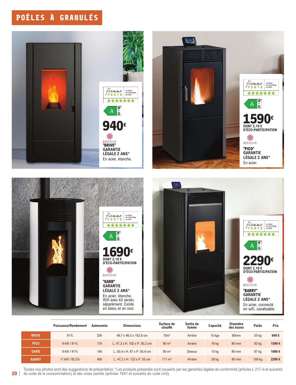 e-leclerc - Catalogue E.Leclerc - Chauffage valable du 19/08 au 31/12 - page: 20