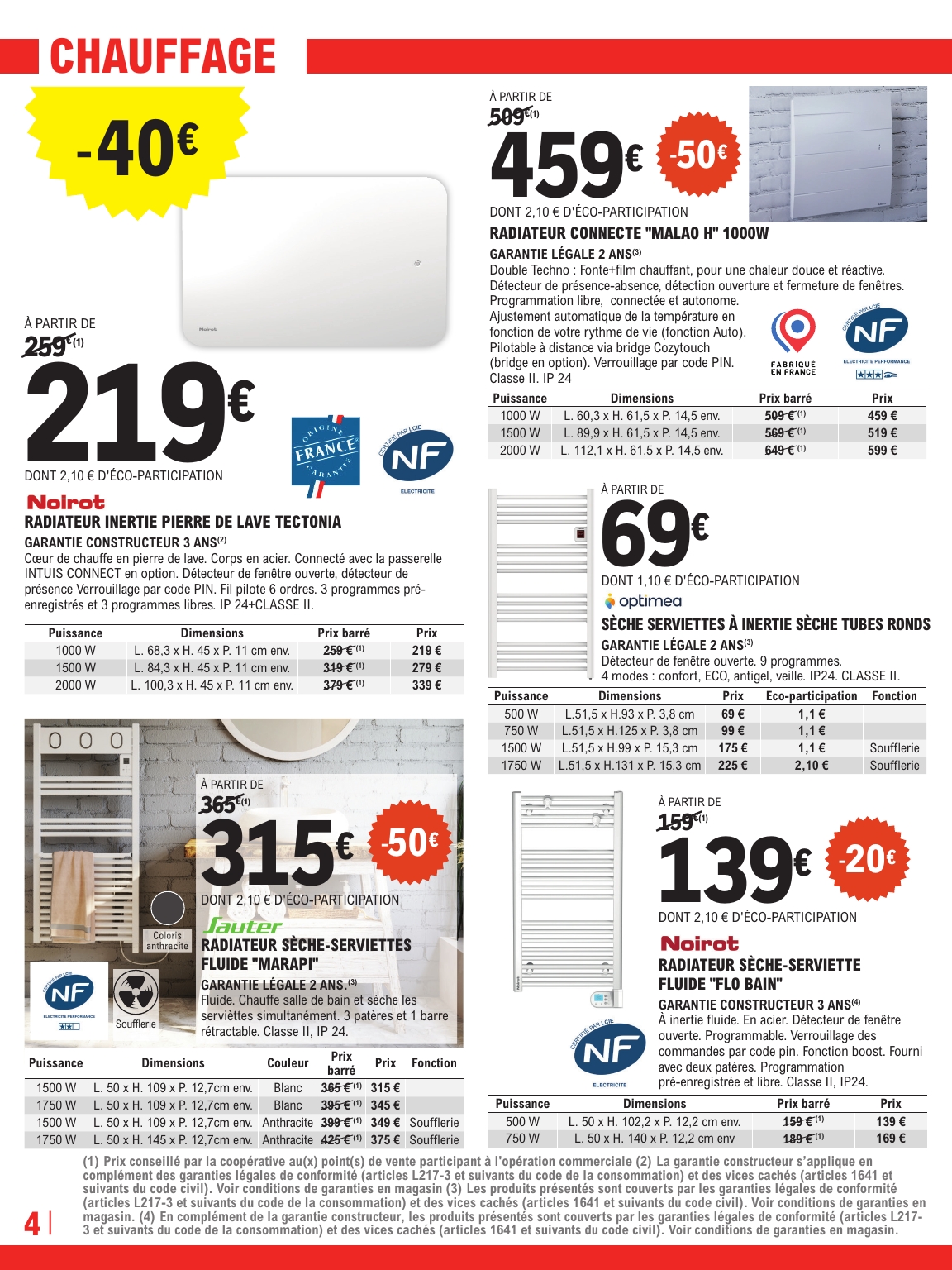 e-leclerc - Catalogue E.Leclerc - Trafic Brico valable du 26/08 au 13/09 - page: 4