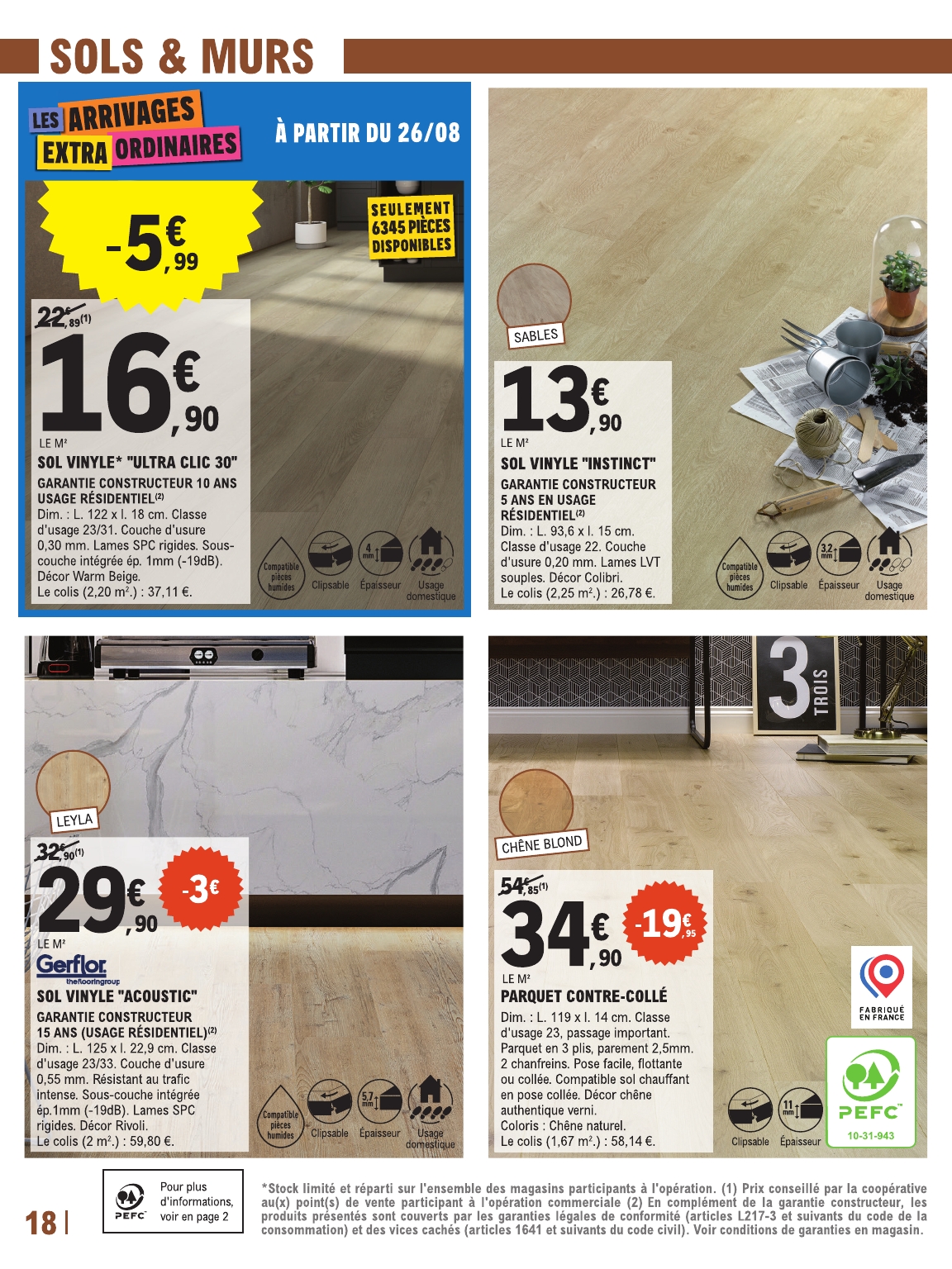 e-leclerc - Catalogue E.Leclerc - Trafic Brico valable du 26/08 au 13/09 - page: 18