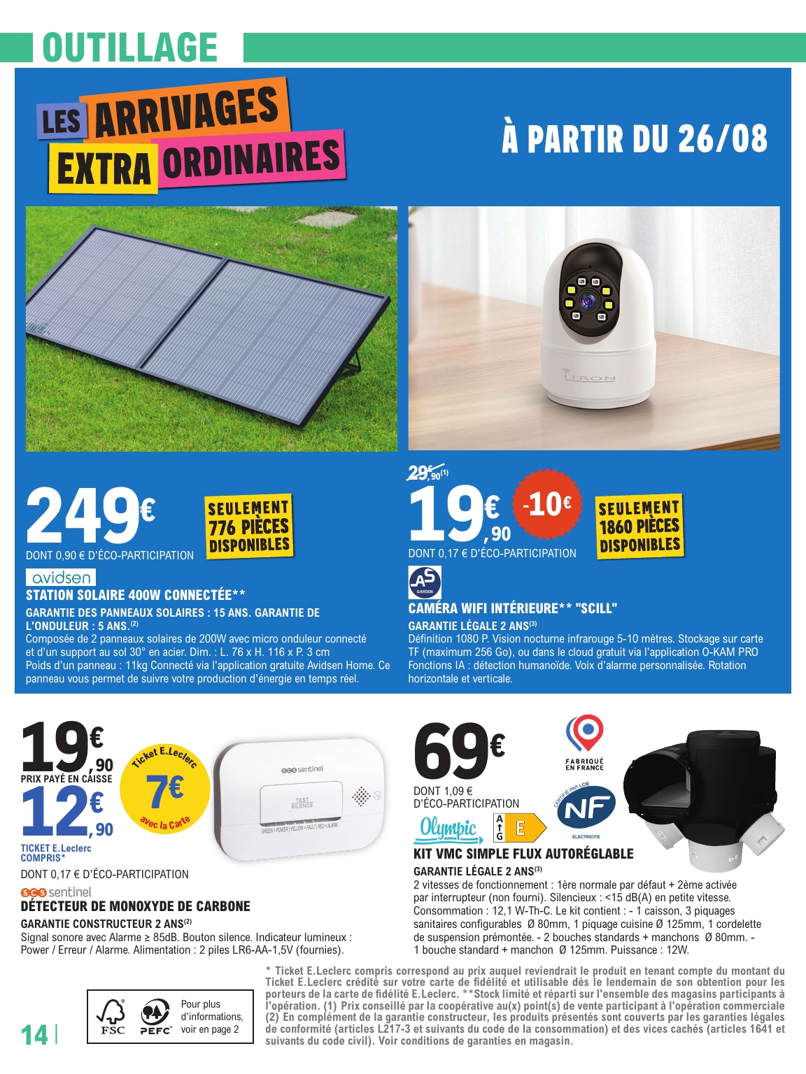 e-leclerc - Catalogue E.Leclerc - Trafic Brico valable du 26/08 au 13/09 - page: 14