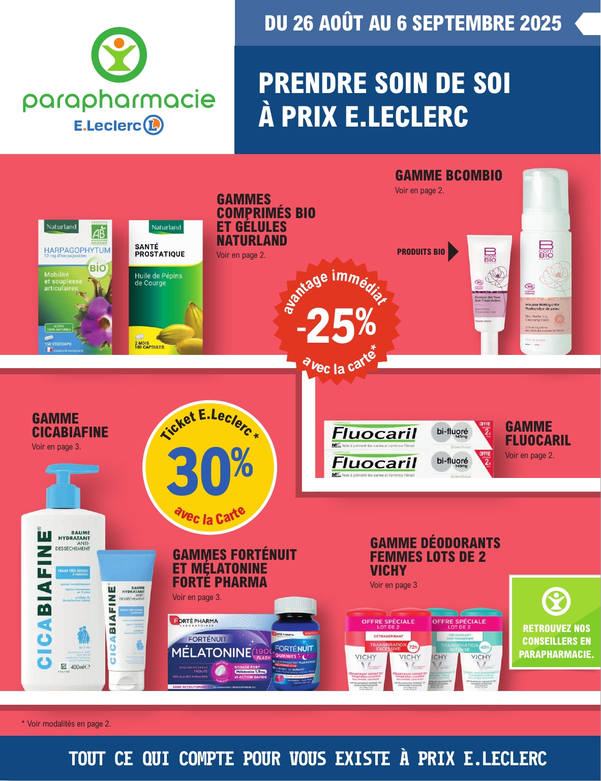 e-leclerc - Catalogue E.Leclerc - Prospectus Rentrée valable du 26/08 au 06/09
