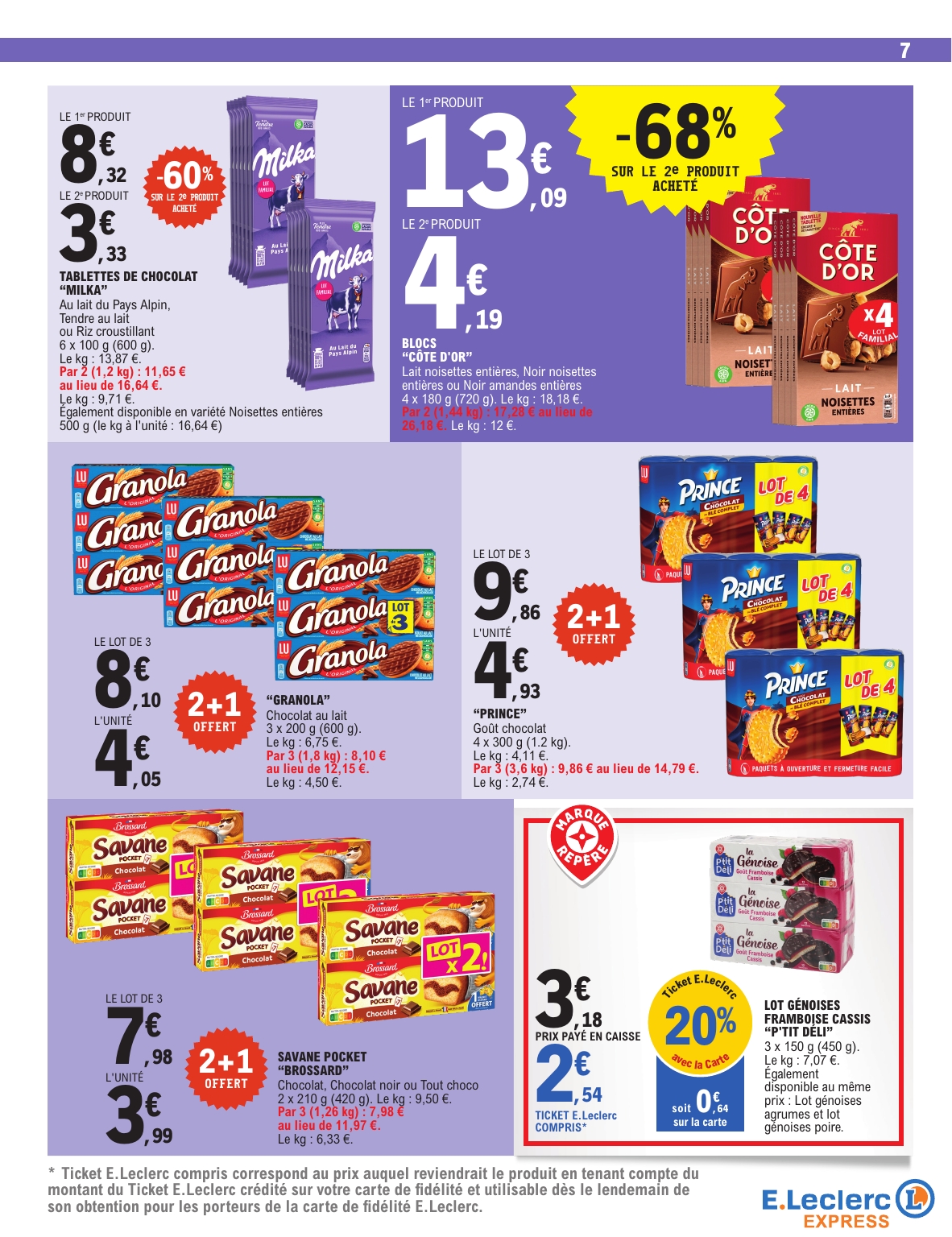 e-leclerc - Catalogue E.Leclerc - Express valable du 26/08 au 06/09 - page: 7