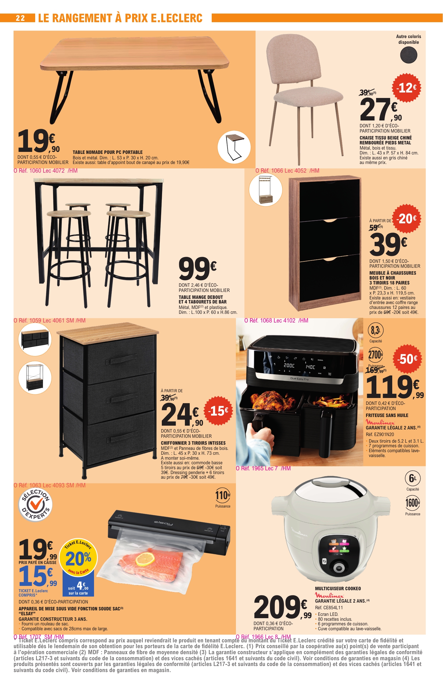 e-leclerc - Catalogue E.Leclerc valable du 26/08 au 06/09 - page: 22 e-leclerc - Catalogue E.Leclerc valable du 26/08 au 06/09 - page: 22