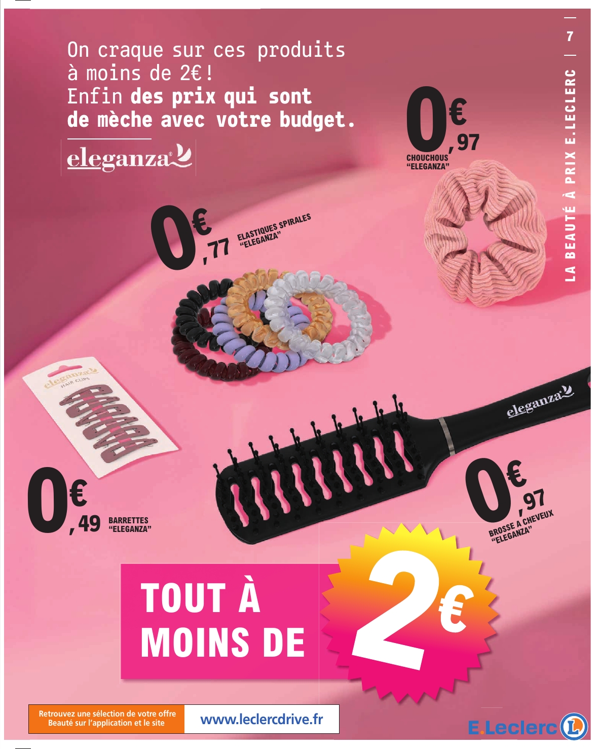 e-leclerc - Catalogue E.Leclerc - Spécial Beauté valable du 02/09 au 13/09 - page: 7