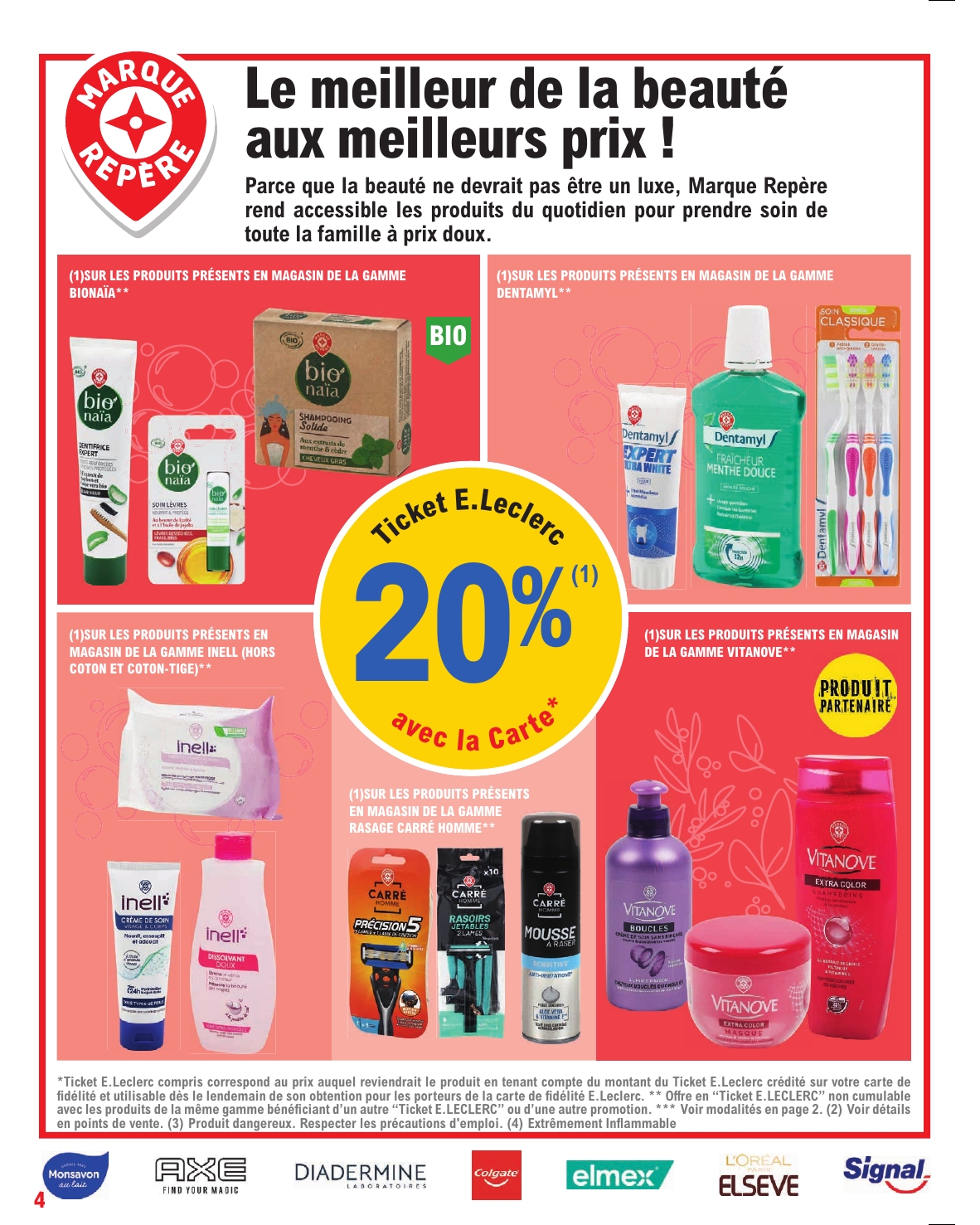 e-leclerc - Catalogue E.Leclerc - Spécial Beauté valable du 02/09 au 13/09 - page: 4