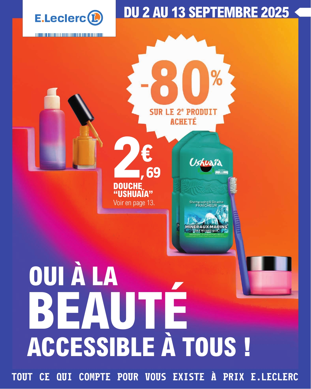e-leclerc - Catalogue E.Leclerc - Spécial Beauté valable du 02/09 au 13/09