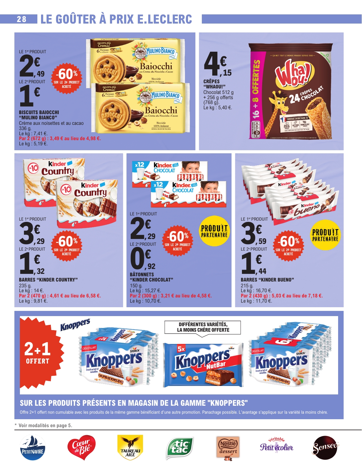 e-leclerc - Catalogue E.Leclerc - Super Pouvoirs d'Achat valable du 02/09 au 13/09 - page: 28 e-leclerc - Catalogue E.Leclerc - Super Pouvoirs d'Achat valable du 02/09 au 13/09 - page: 28