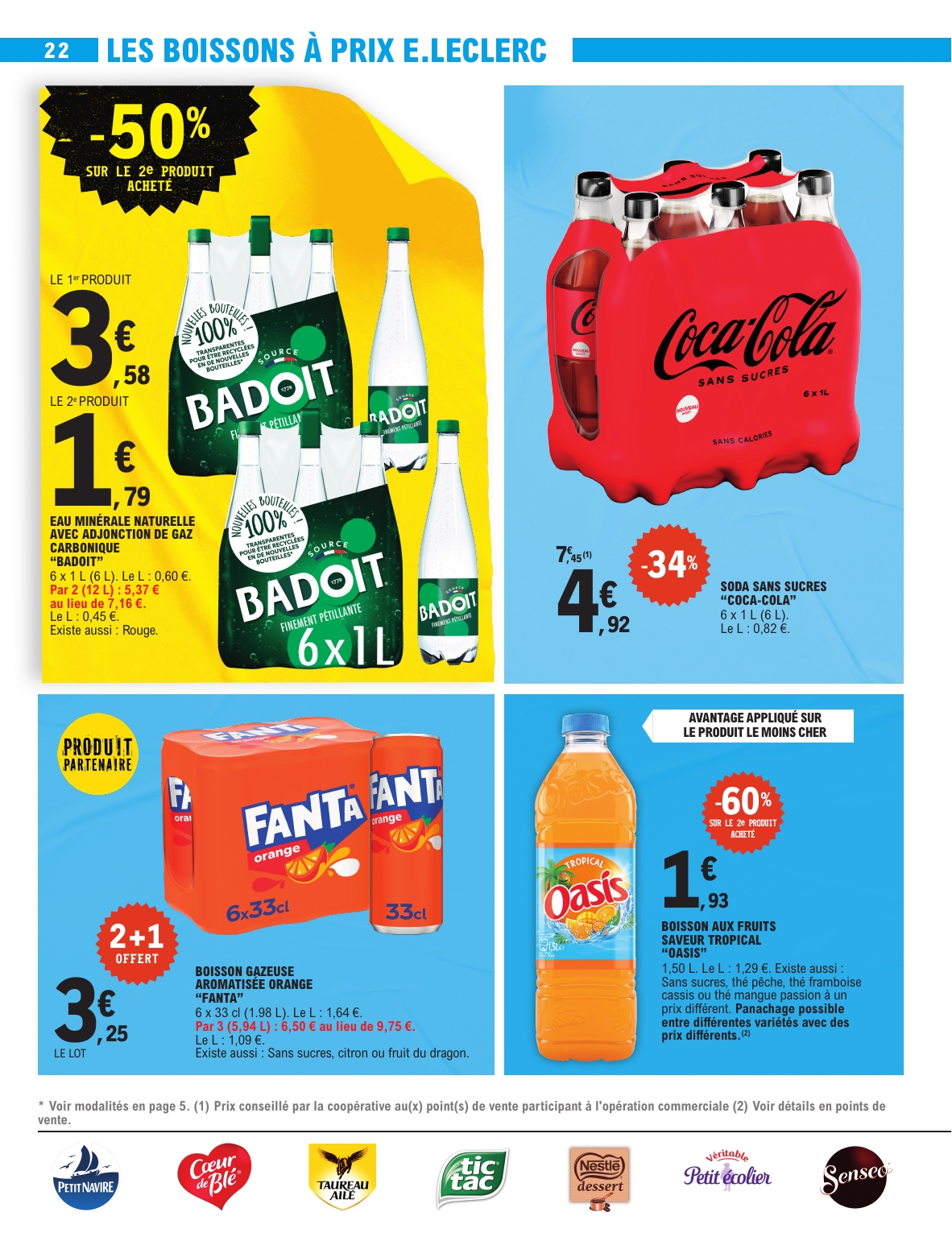 e-leclerc - Catalogue E.Leclerc - Super Pouvoirs d'Achat valable du 02/09 au 13/09 - page: 22 e-leclerc - Catalogue E.Leclerc - Super Pouvoirs d'Achat valable du 02/09 au 13/09 - page: 22