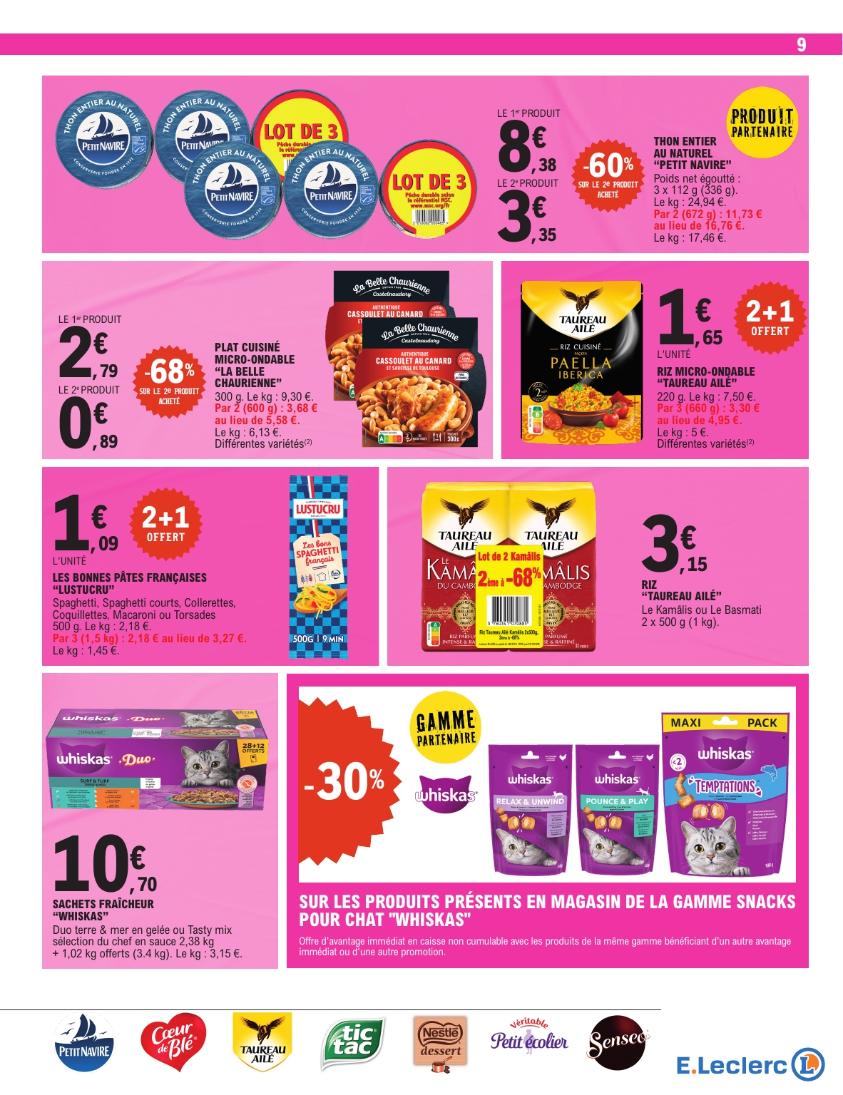 e-leclerc - Catalogue E.Leclerc - Super Pouvoirs d'Achat valable du 02/09 au 13/09 - page: 9 e-leclerc - Catalogue E.Leclerc - Super Pouvoirs d'Achat valable du 02/09 au 13/09 - page: 9