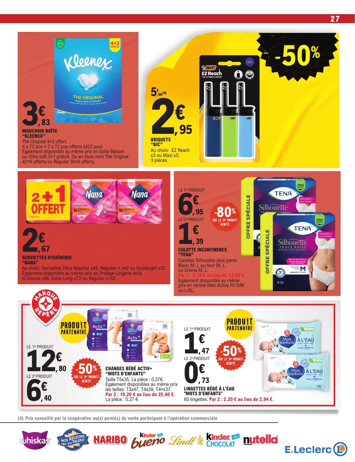 e-leclerc - Catalogue E.Leclerc - Super Pouvoirs d'Achat valable du 02/09 au 13/09 - page: 27 e-leclerc - Catalogue E.Leclerc - Super Pouvoirs d'Achat valable du 02/09 au 13/09 - page: 27