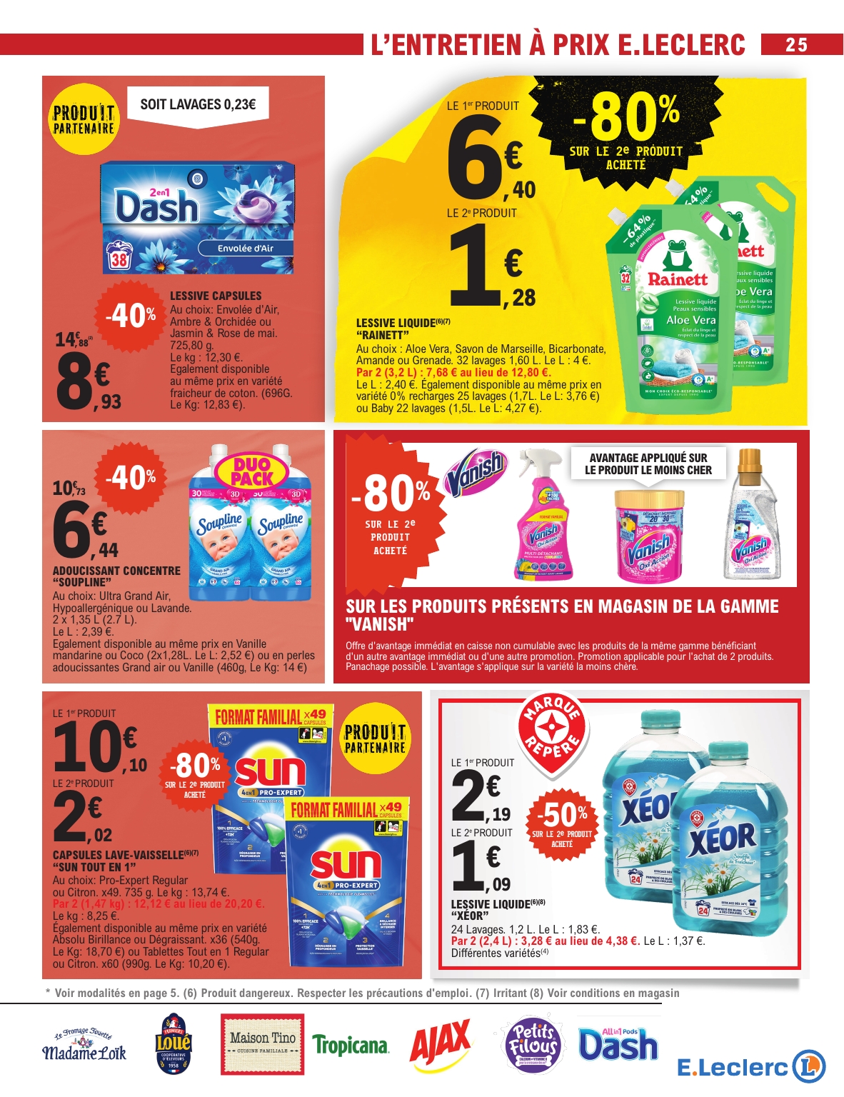 e-leclerc - Catalogue E.Leclerc - Super Pouvoirs d'Achat valable du 02/09 au 13/09 - page: 25 e-leclerc - Catalogue E.Leclerc - Super Pouvoirs d'Achat valable du 02/09 au 13/09 - page: 25