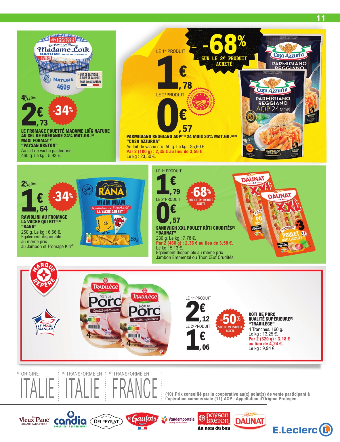 e-leclerc - Catalogue E.Leclerc - Super Pouvoirs d'Achat valable du 02/09 au 13/09 - page: 11 e-leclerc - Catalogue E.Leclerc - Super Pouvoirs d'Achat valable du 02/09 au 13/09 - page: 11