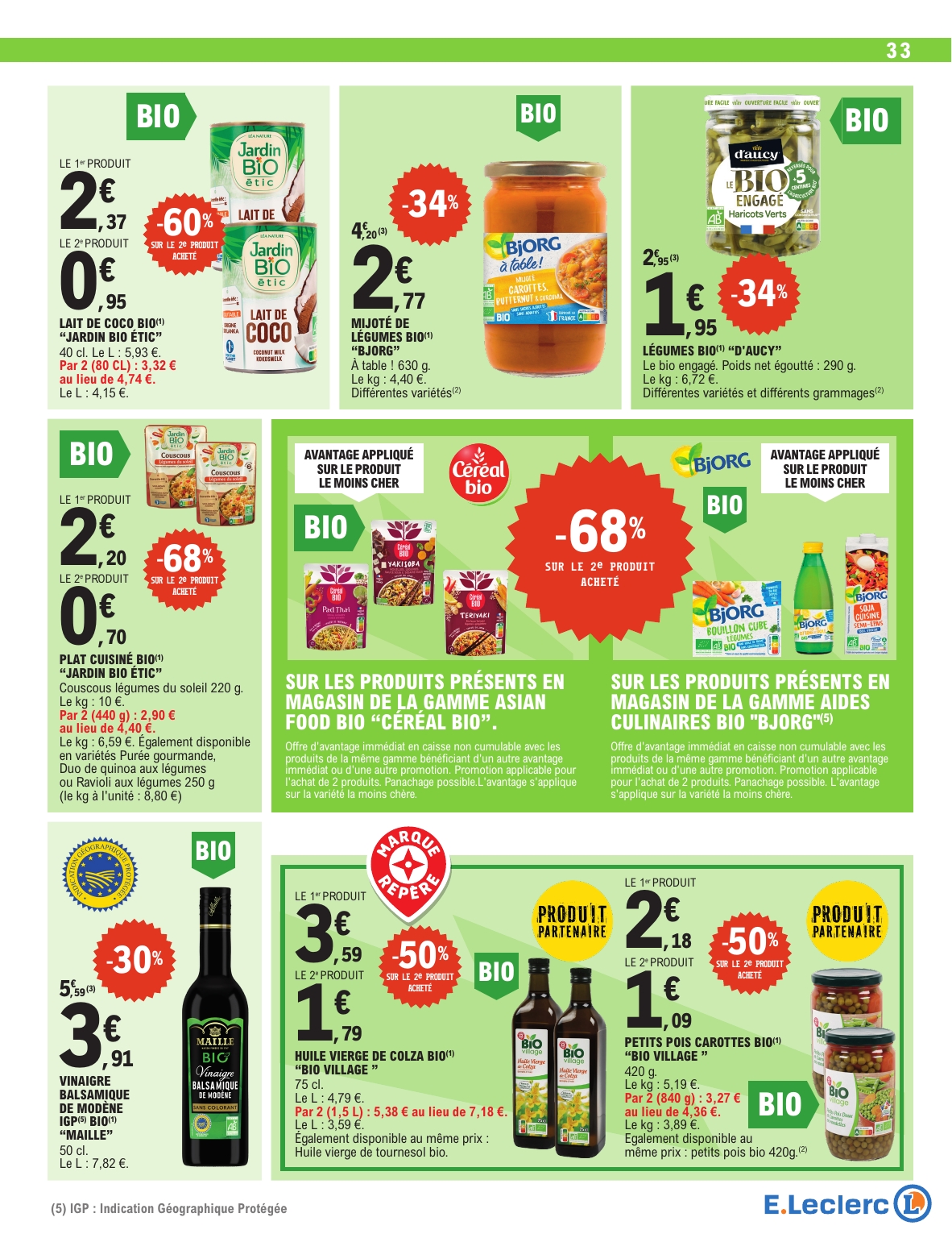 e-leclerc - Catalogue E.Leclerc - Super Pouvoirs d'Achat valable du 02/09 au 13/09 - page: 33 e-leclerc - Catalogue E.Leclerc - Super Pouvoirs d'Achat valable du 02/09 au 13/09 - page: 33