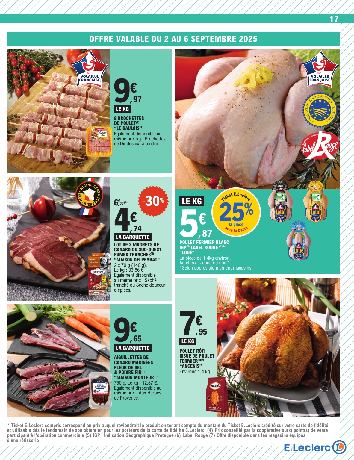 e-leclerc - Catalogue E.Leclerc - Super Pouvoirs d'Achat valable du 02/09 au 13/09 - page: 17 e-leclerc - Catalogue E.Leclerc - Super Pouvoirs d'Achat valable du 02/09 au 13/09 - page: 17