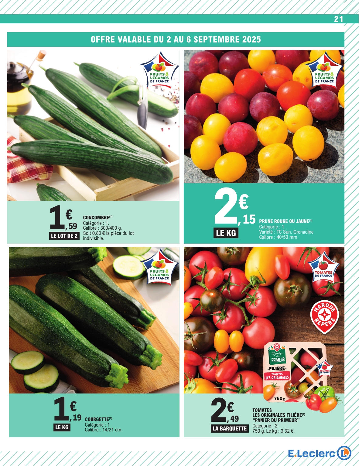 e-leclerc - Catalogue E.Leclerc - Super Pouvoirs d'Achat valable du 02/09 au 13/09 - page: 21 e-leclerc - Catalogue E.Leclerc - Super Pouvoirs d'Achat valable du 02/09 au 13/09 - page: 21