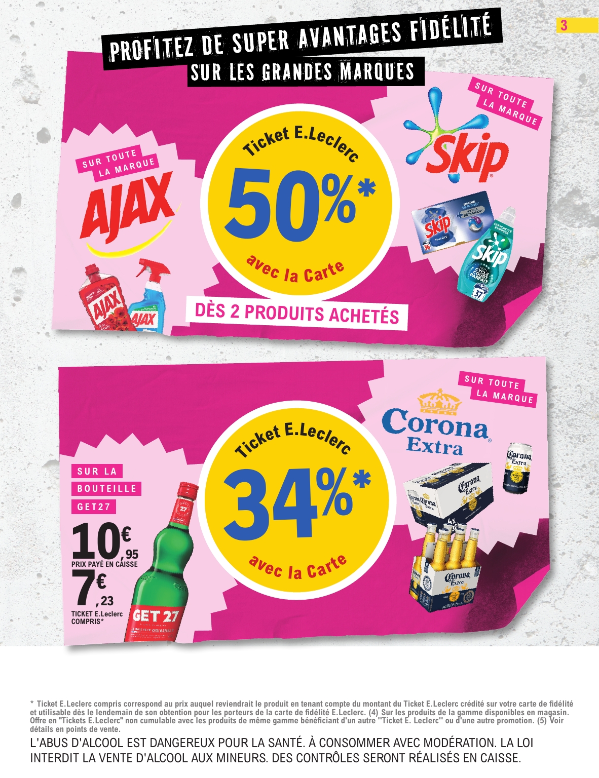 e-leclerc - Catalogue E.Leclerc - Super Pouvoirs d'Achat valable du 02/09 au 13/09 - page: 3 e-leclerc - Catalogue E.Leclerc - Super Pouvoirs d'Achat valable du 02/09 au 13/09 - page: 3