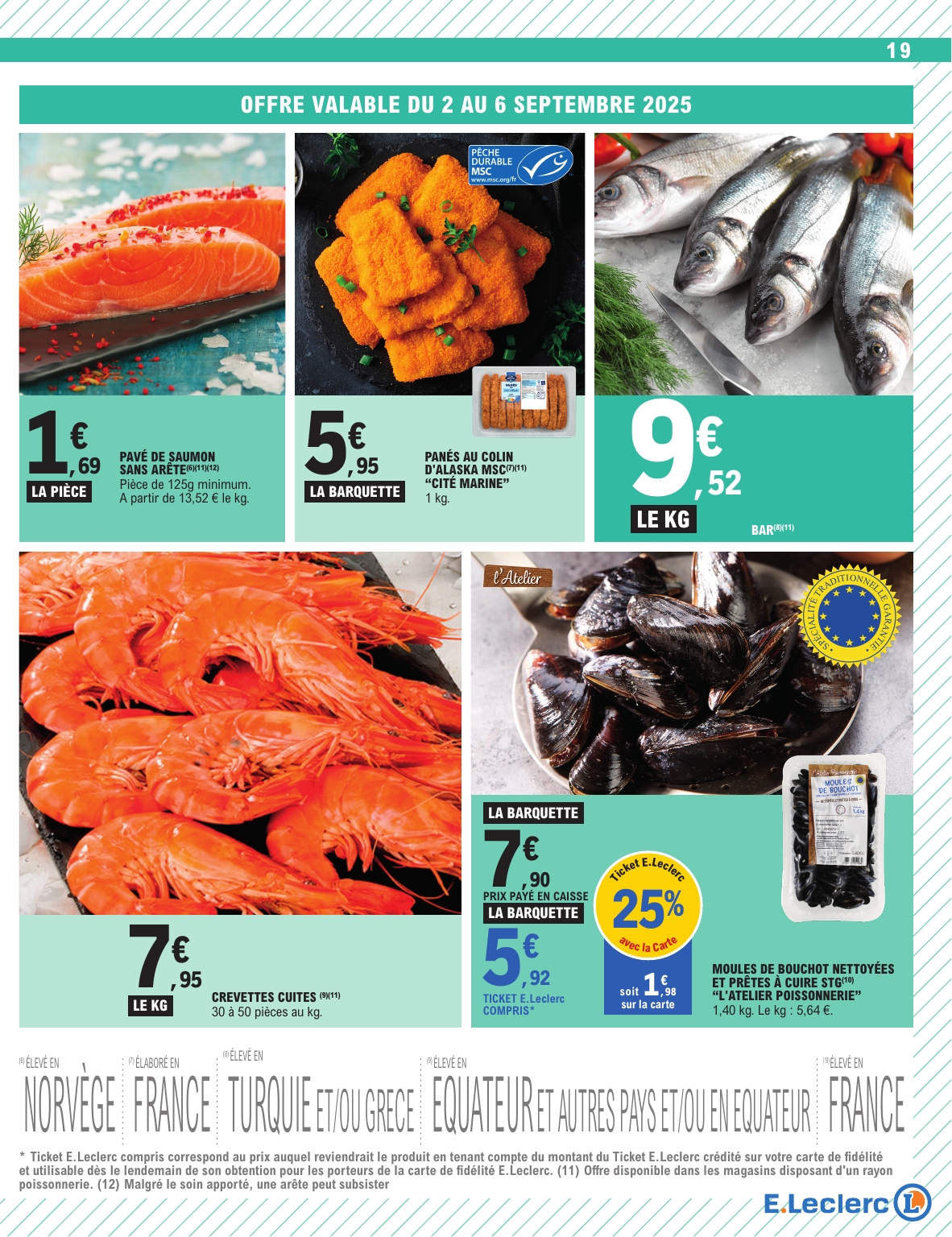 e-leclerc - Catalogue E.Leclerc - Super Pouvoirs d'Achat valable du 02/09 au 13/09 - page: 19 e-leclerc - Catalogue E.Leclerc - Super Pouvoirs d'Achat valable du 02/09 au 13/09 - page: 19