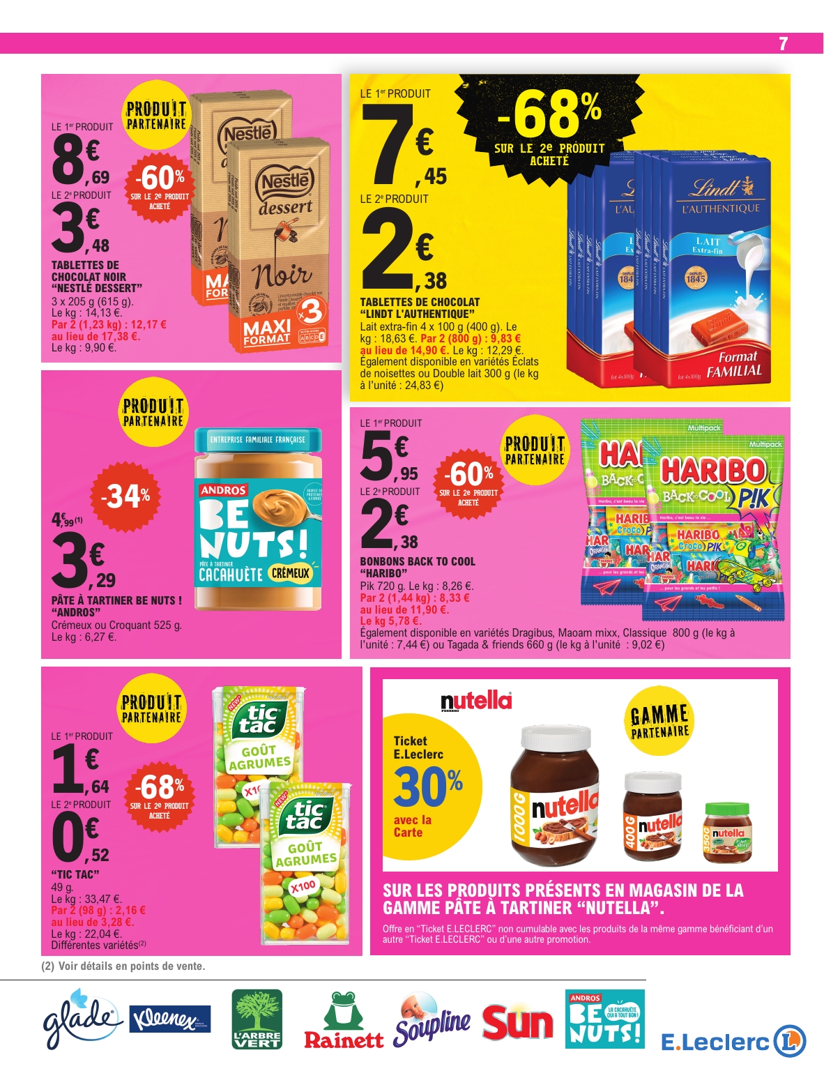 e-leclerc - Catalogue E.Leclerc - Super Pouvoirs d'Achat valable du 02/09 au 13/09 - page: 7 e-leclerc - Catalogue E.Leclerc - Super Pouvoirs d'Achat valable du 02/09 au 13/09 - page: 7