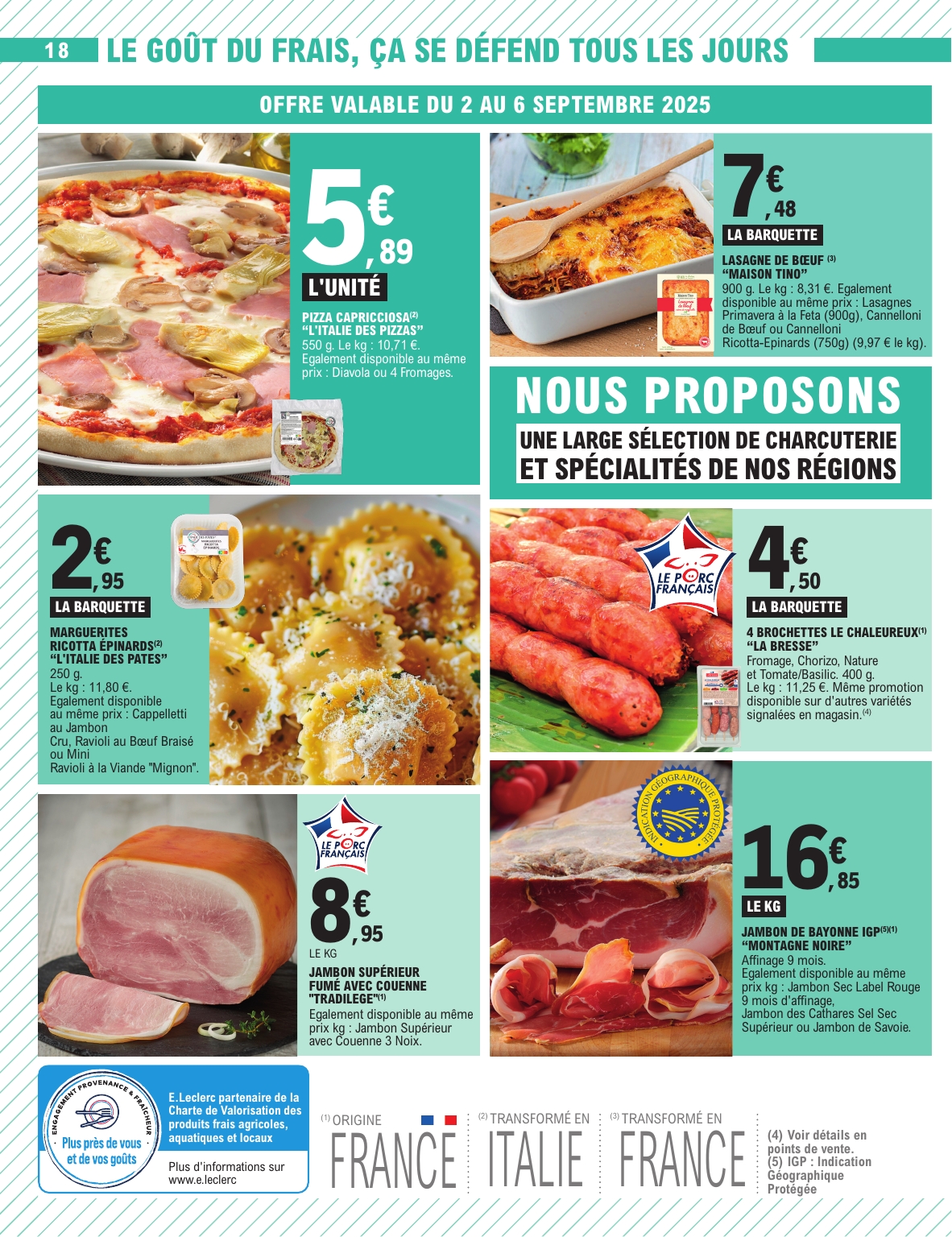 e-leclerc - Catalogue E.Leclerc - Super Pouvoirs d'Achat valable du 02/09 au 13/09 - page: 18 e-leclerc - Catalogue E.Leclerc - Super Pouvoirs d'Achat valable du 02/09 au 13/09 - page: 18