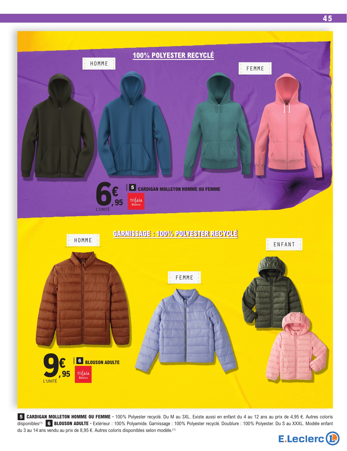 e-leclerc - Catalogue E.Leclerc - Super Pouvoirs d'Achat valable du 02/09 au 13/09 - page: 45 e-leclerc - Catalogue E.Leclerc - Super Pouvoirs d'Achat valable du 02/09 au 13/09 - page: 45