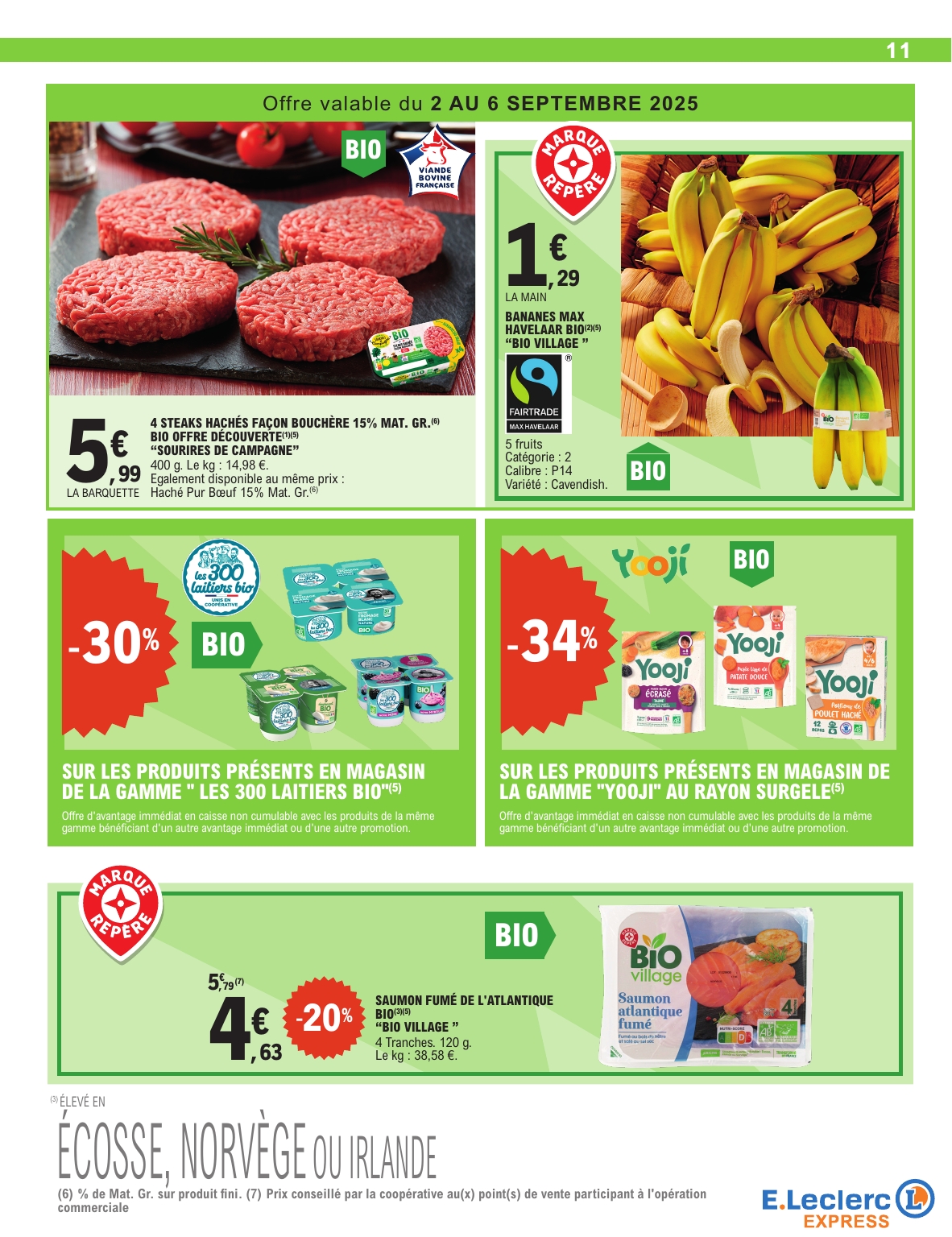 e-leclerc - Catalogue E.Leclerc - Express valable du 02/09 au 13/09 - page: 11