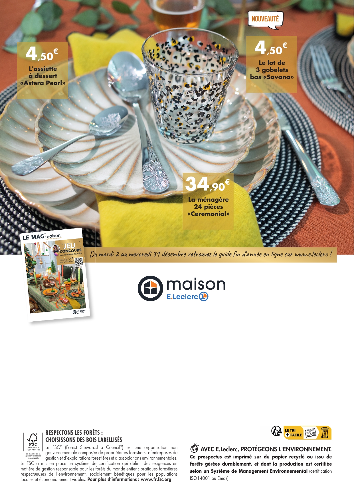 e-leclerc - Catalogue E.Leclerc - Maison valable du 02/09 au 29/11 - page: 28