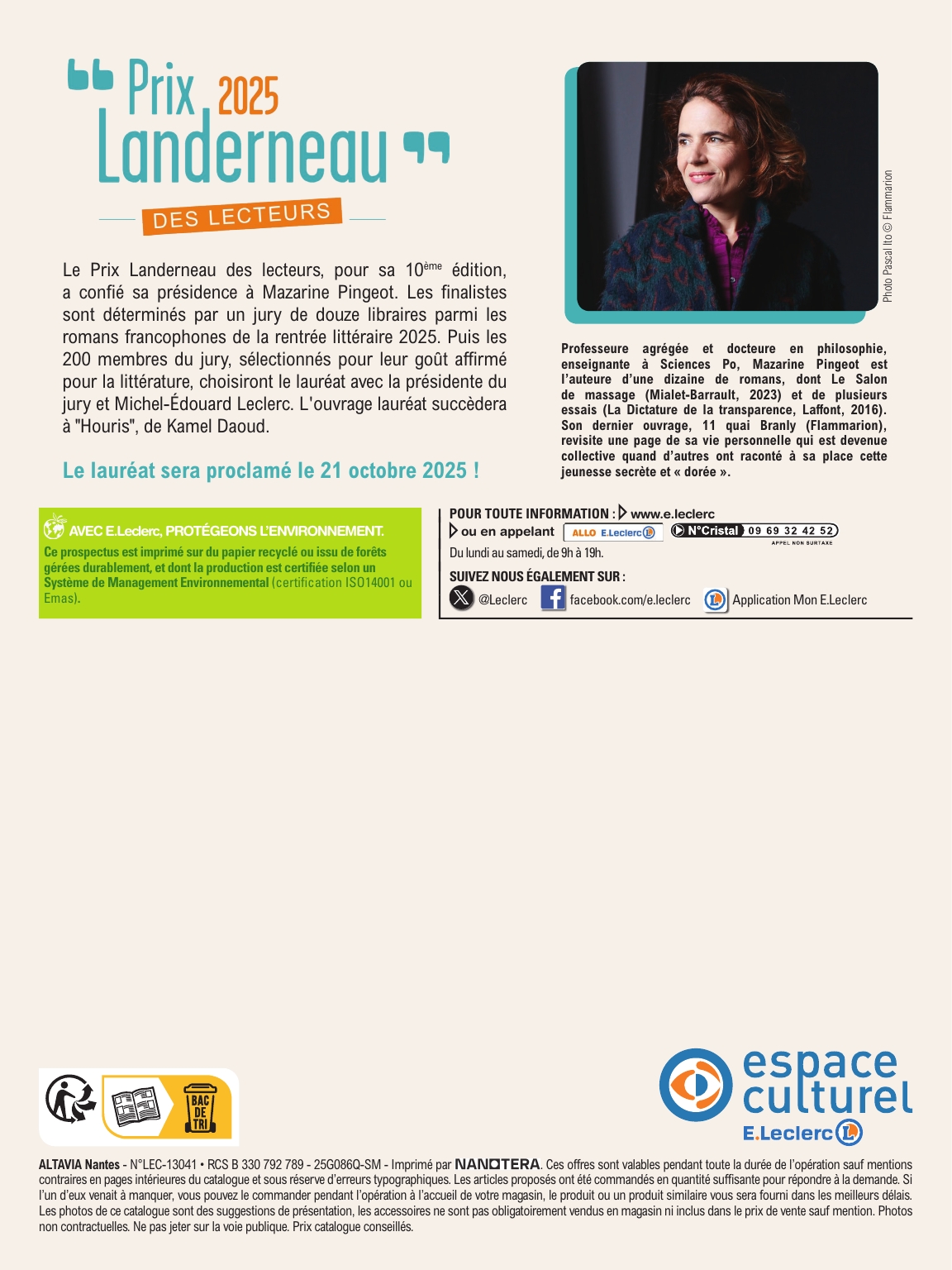 e-leclerc - Catalogue E.Leclerc - Guide rentree litteraire valable du 02/09 au 25/10 - page: 20