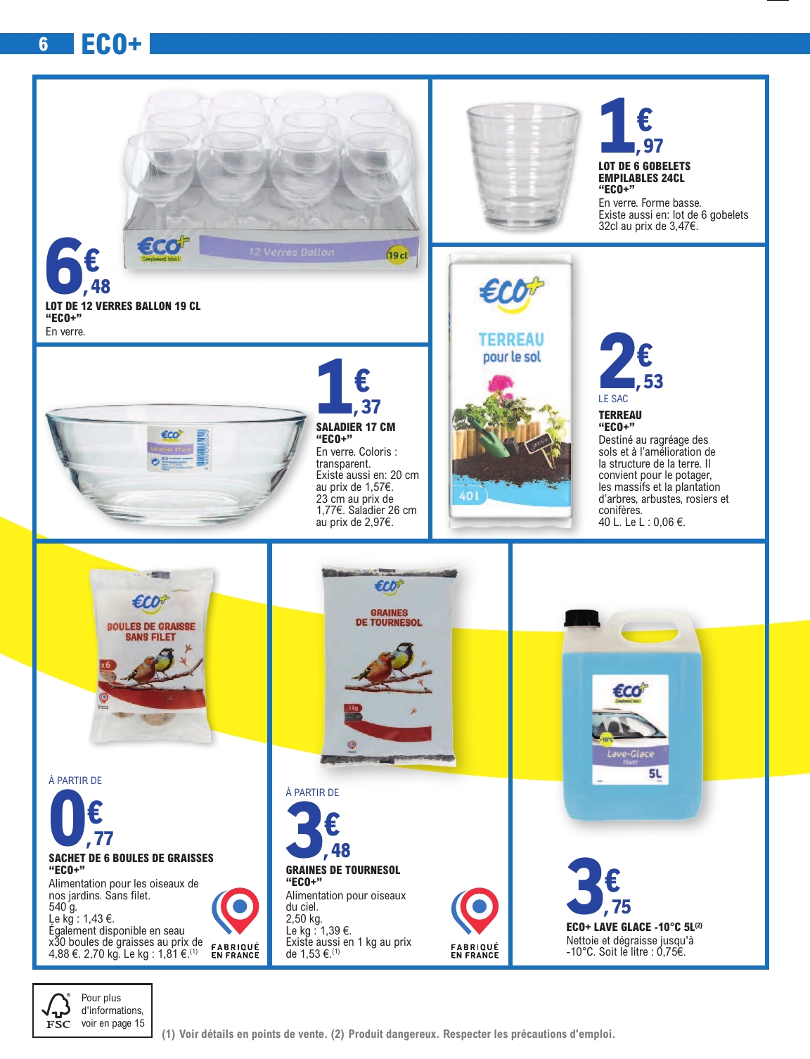 e-leclerc - Catalogue E.Leclerc valable du 09/09 au 20/09 - page: 6