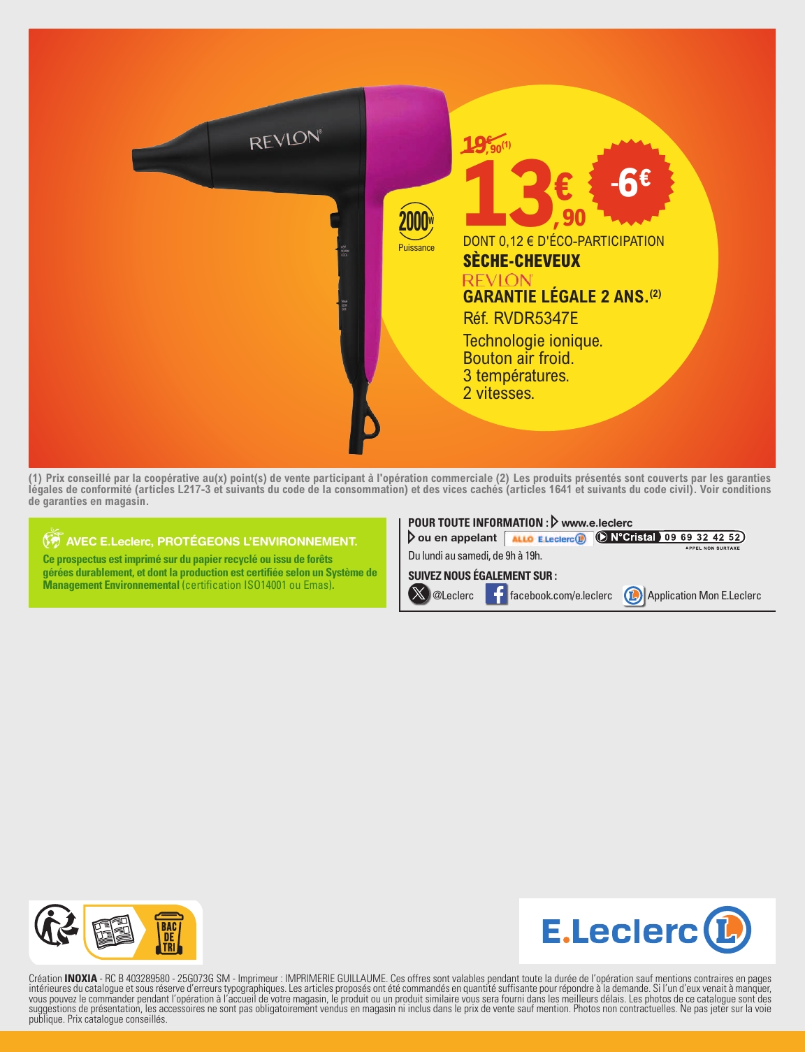 e-leclerc - Catalogue E.Leclerc valable du 09/09 au 20/09 - page: 16