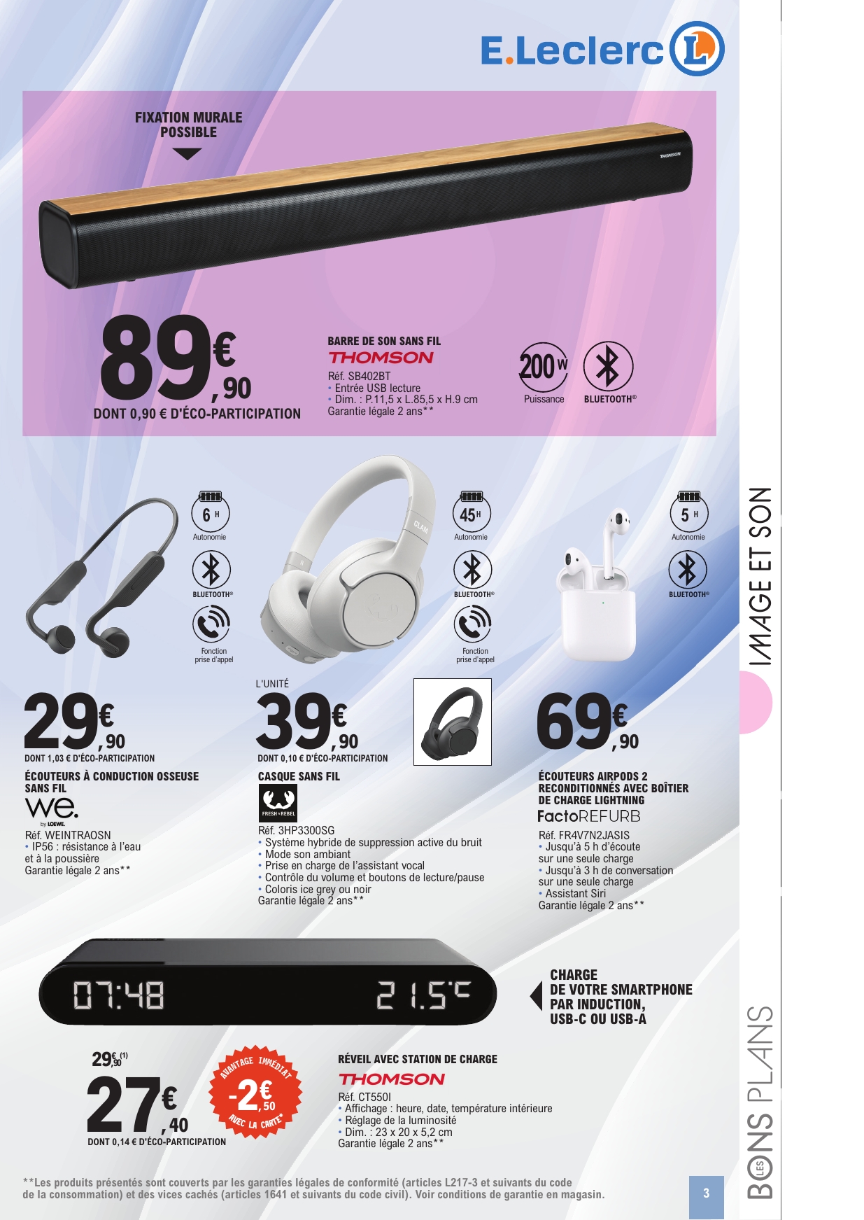 e-leclerc - Catalogue E.Leclerc - Bons Plans de September valable du 02/09 au 13/09 - page: 3