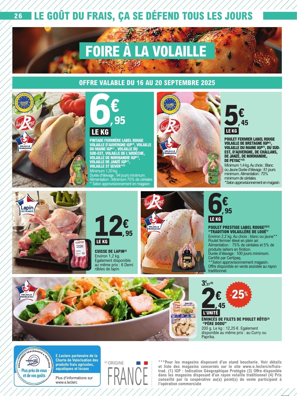 e-leclerc - Catalogue E.Leclerc valable du 16/09 au 27/09 - page: 26