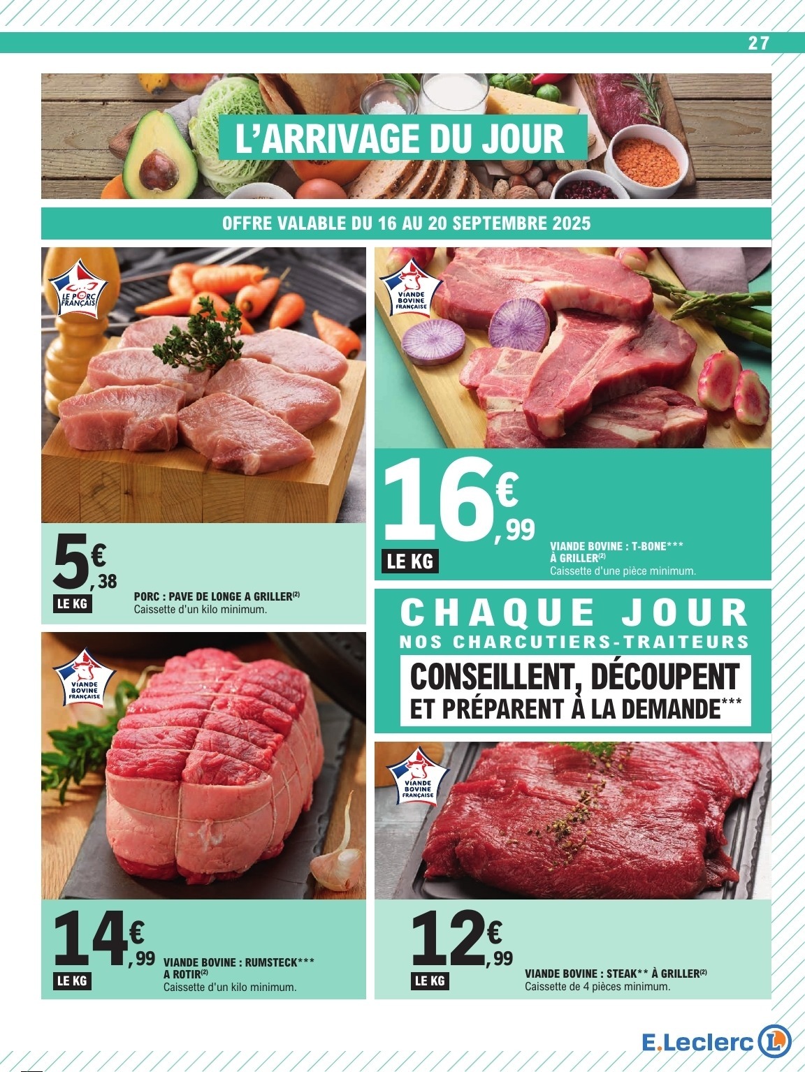 e-leclerc - Catalogue E.Leclerc valable du 16/09 au 27/09 - page: 27